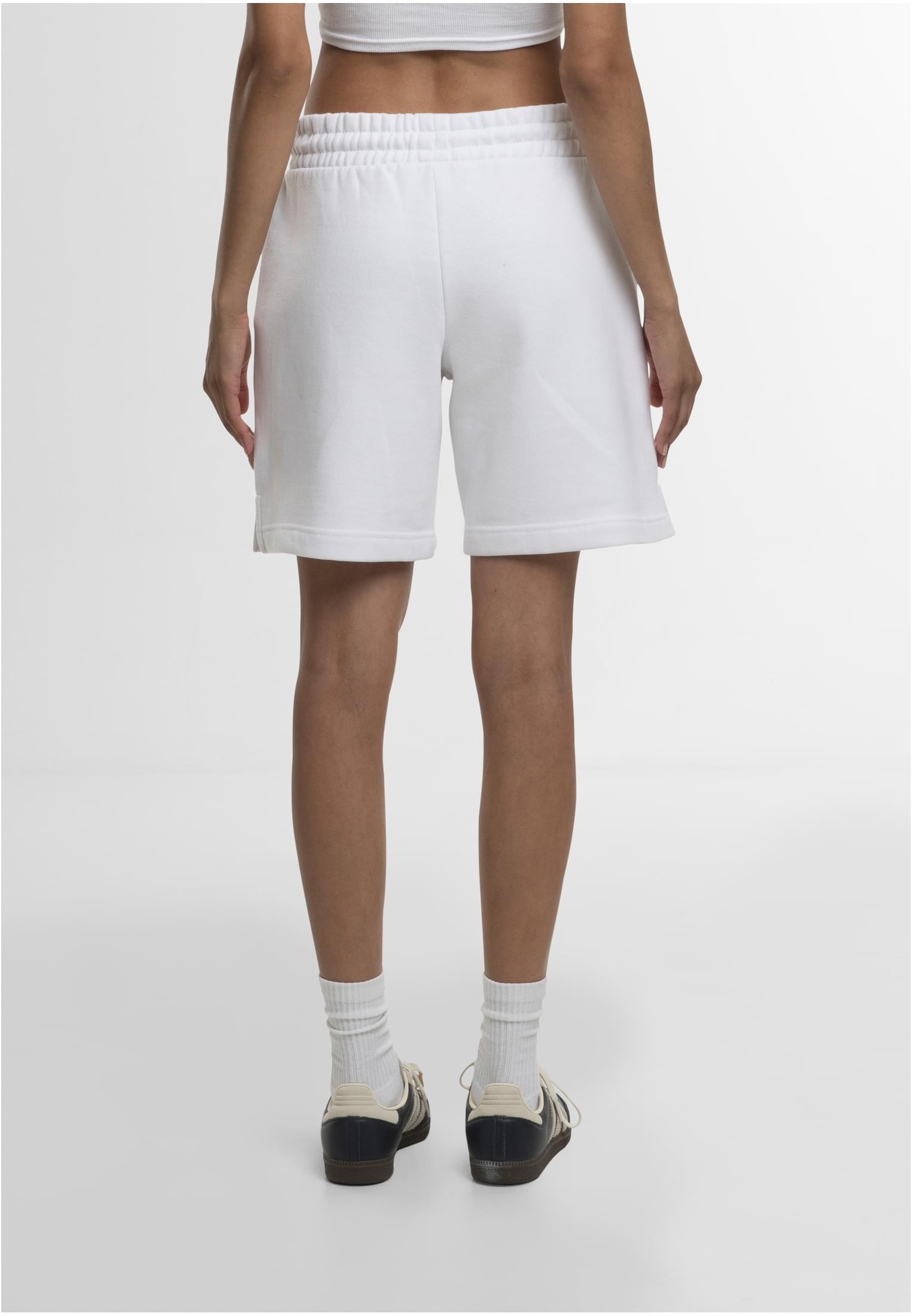 Ladies Basic Sweatshorts white | white