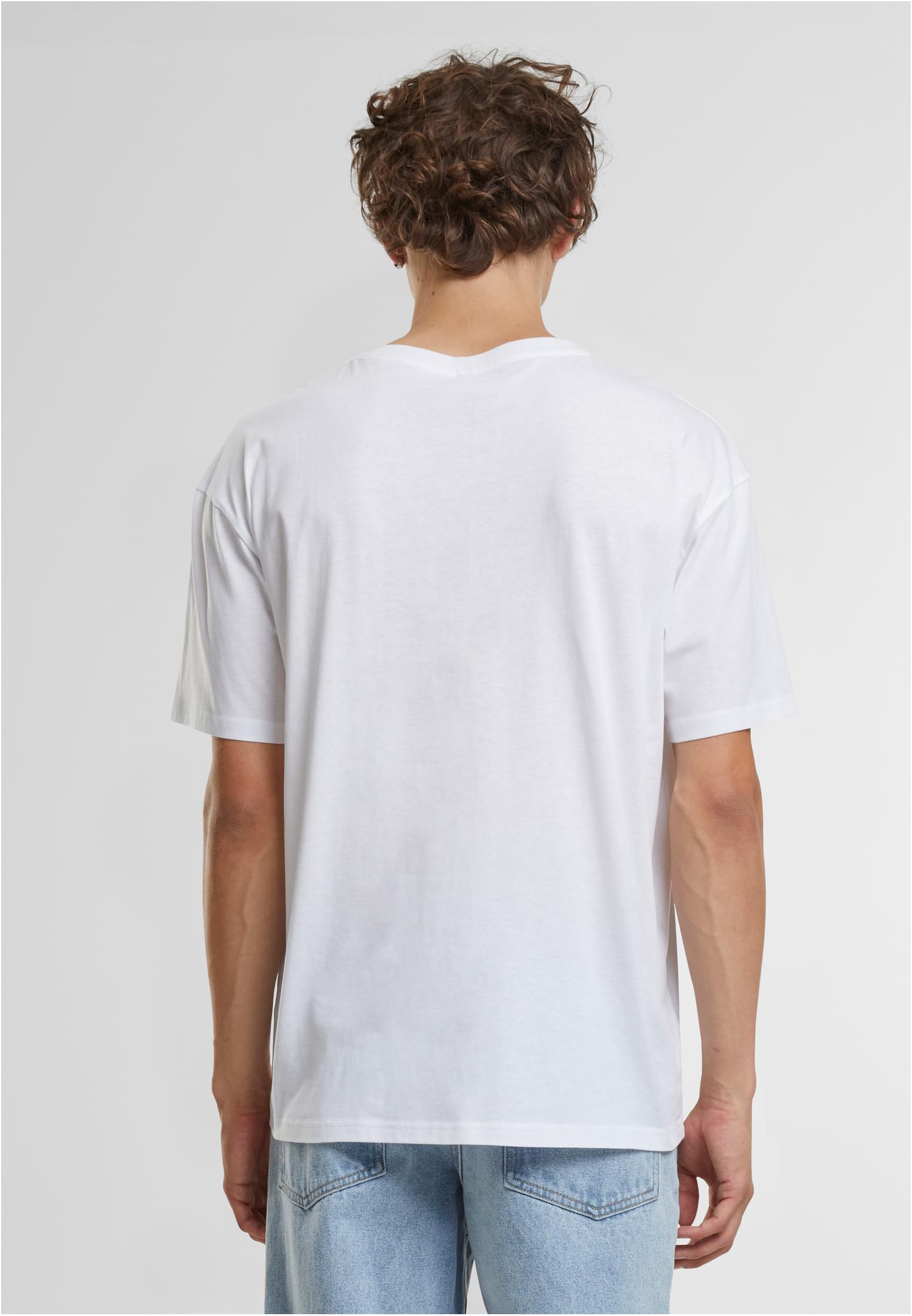 Light Basic Loose Tee white | white