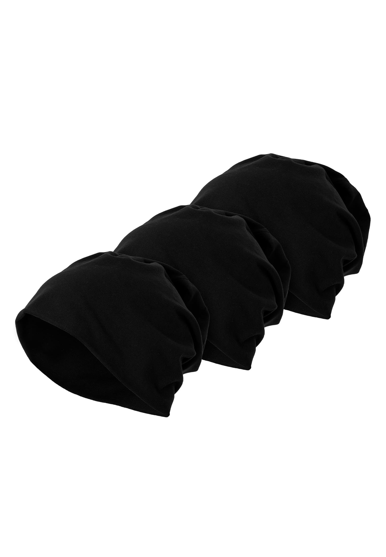 Jersey Beanie 3-Pack blk/blk/blk | blk/blk/blk