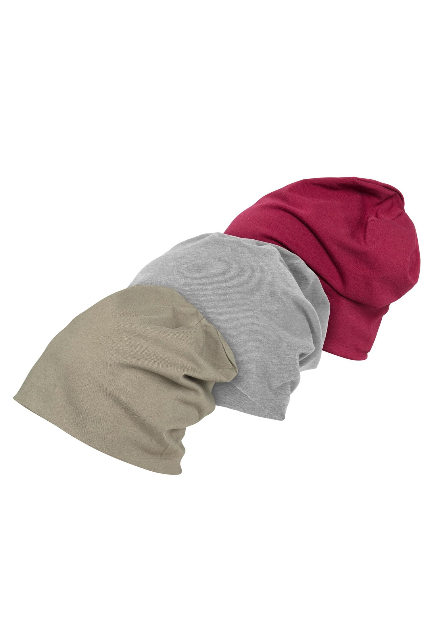 Jersey Beanie 3-Pack nvy/oli/bur | nvy/oli/bur