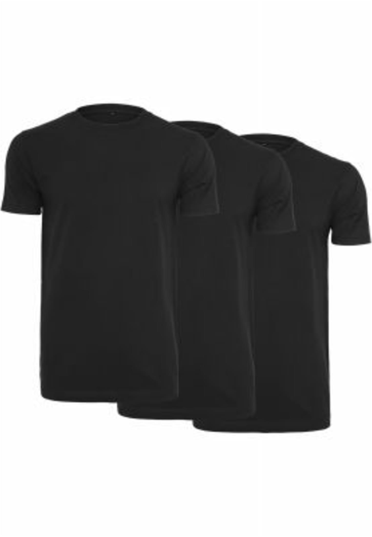T-Shirt Round Neck 3-Pack blk/blk/blk | blk/blk/blk