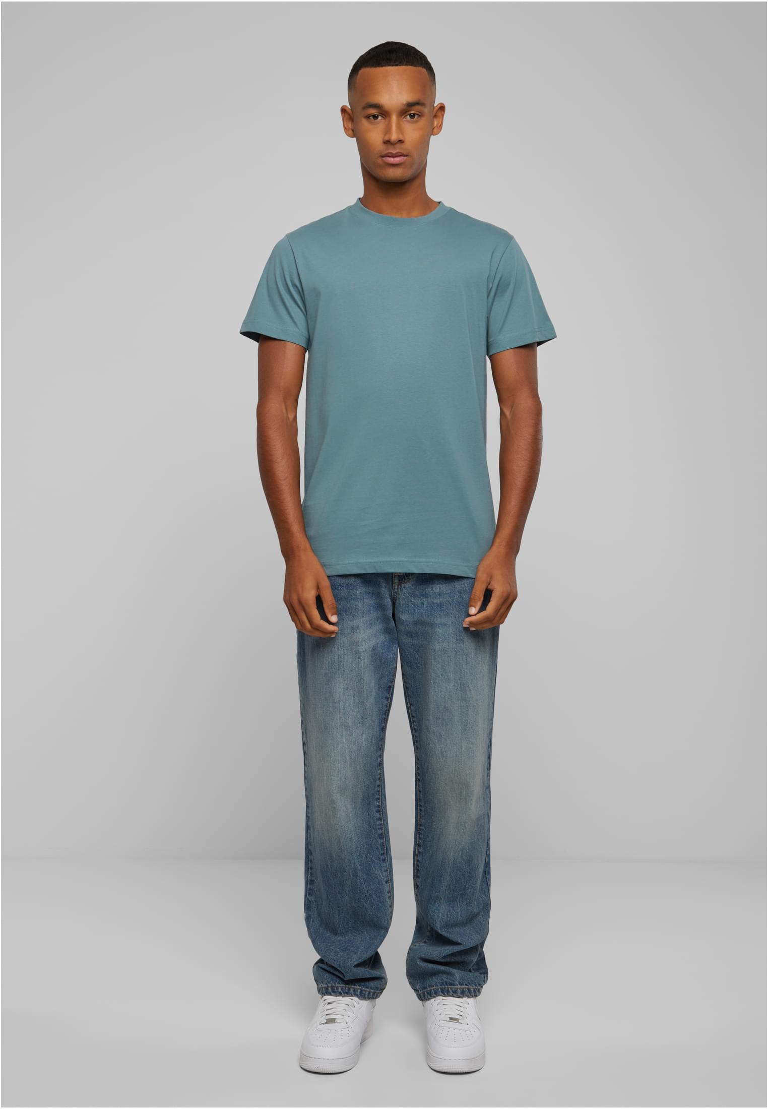 T-Shirt Round Neck dustyblue | dustyblue