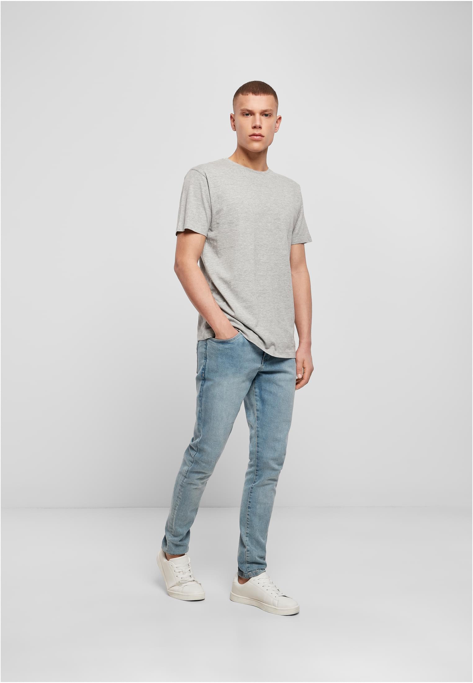 Light T-Shirt Round Neck heather grey | heather grey