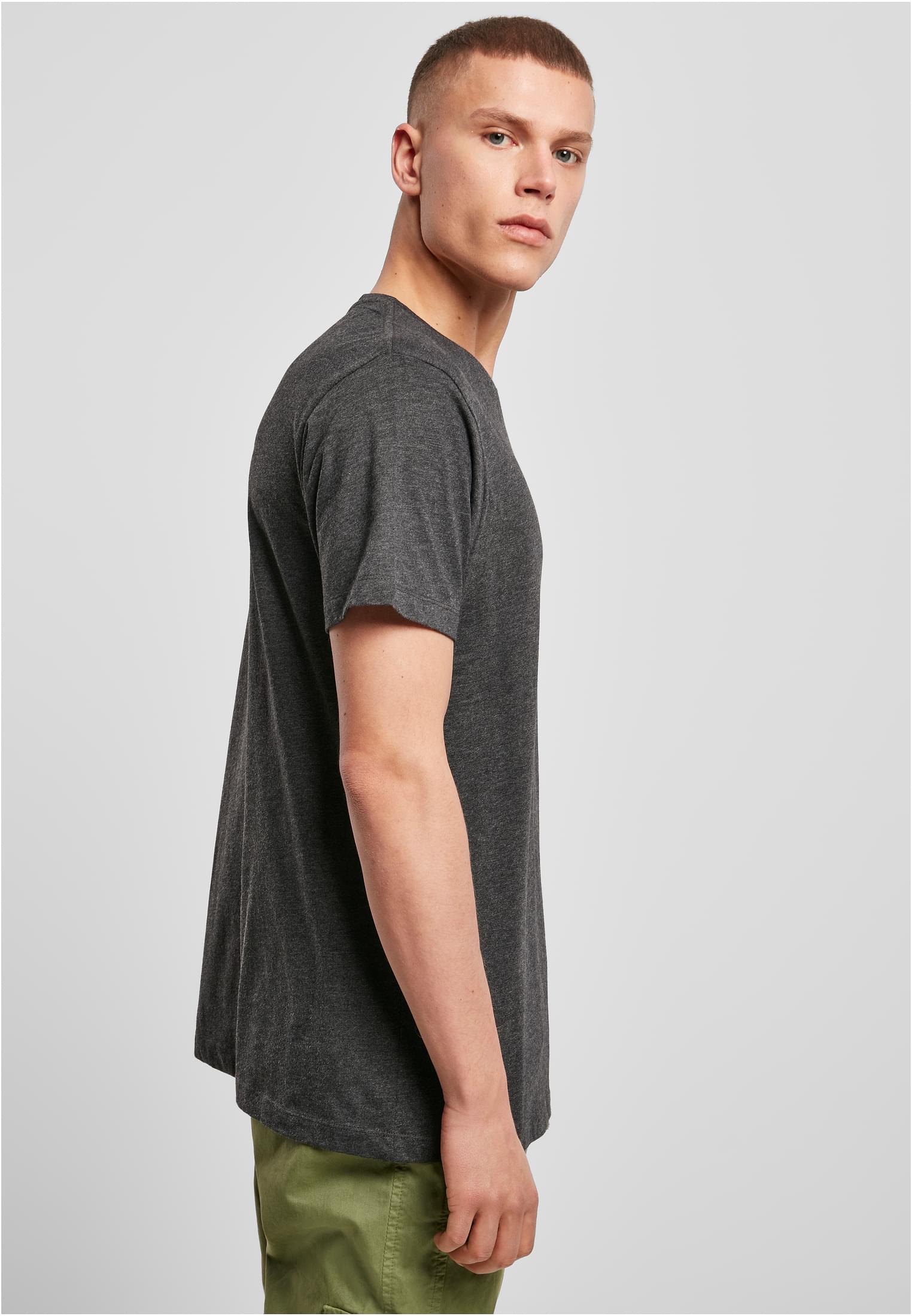 Light T-Shirt Round Neck charcoal | charcoal
