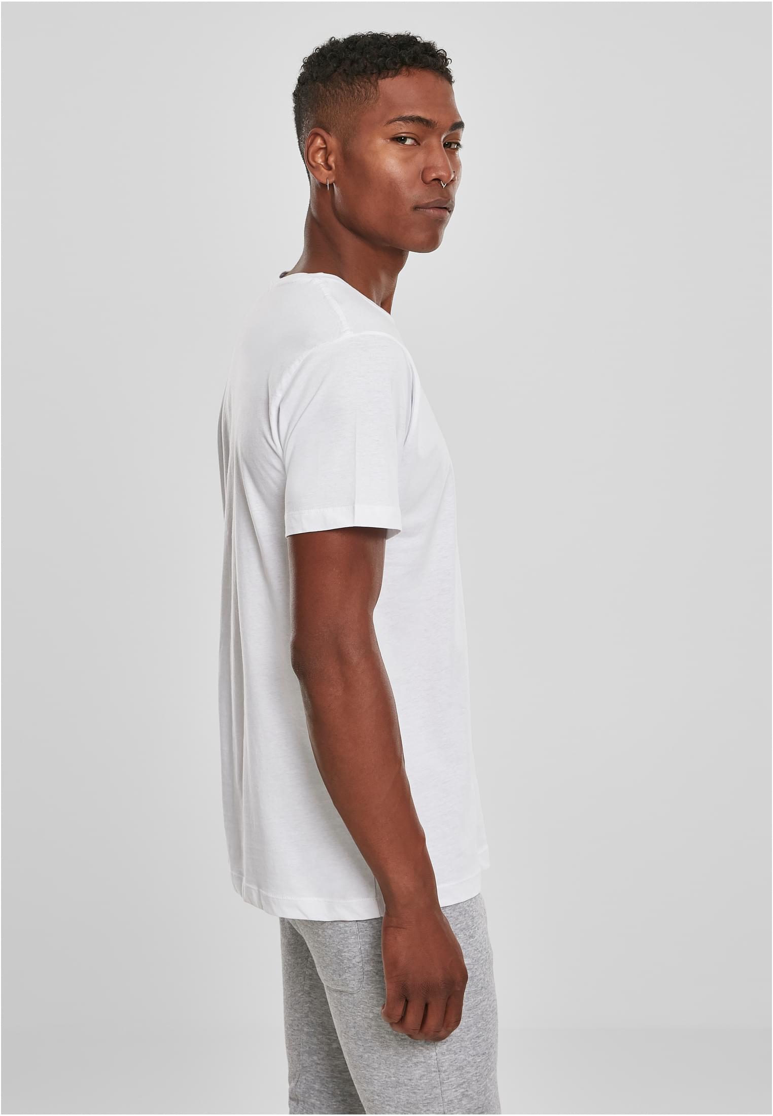 Light T-Shirt Round Neck white | white