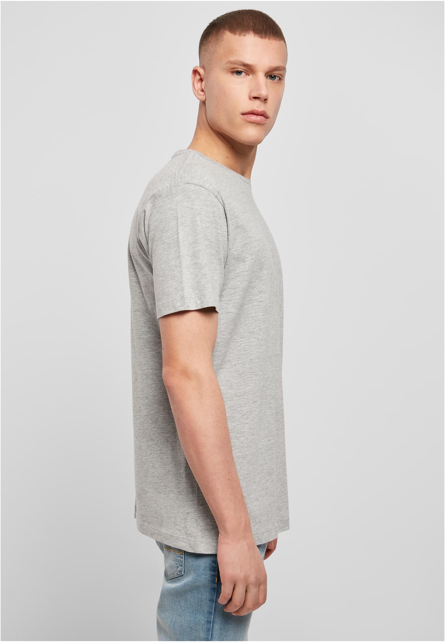 Light T-Shirt Round Neck heather grey | heather grey