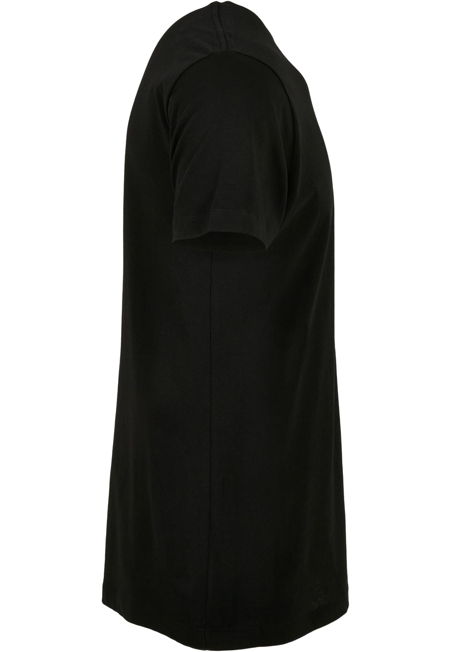 Light T-Shirt Round Neck black | black