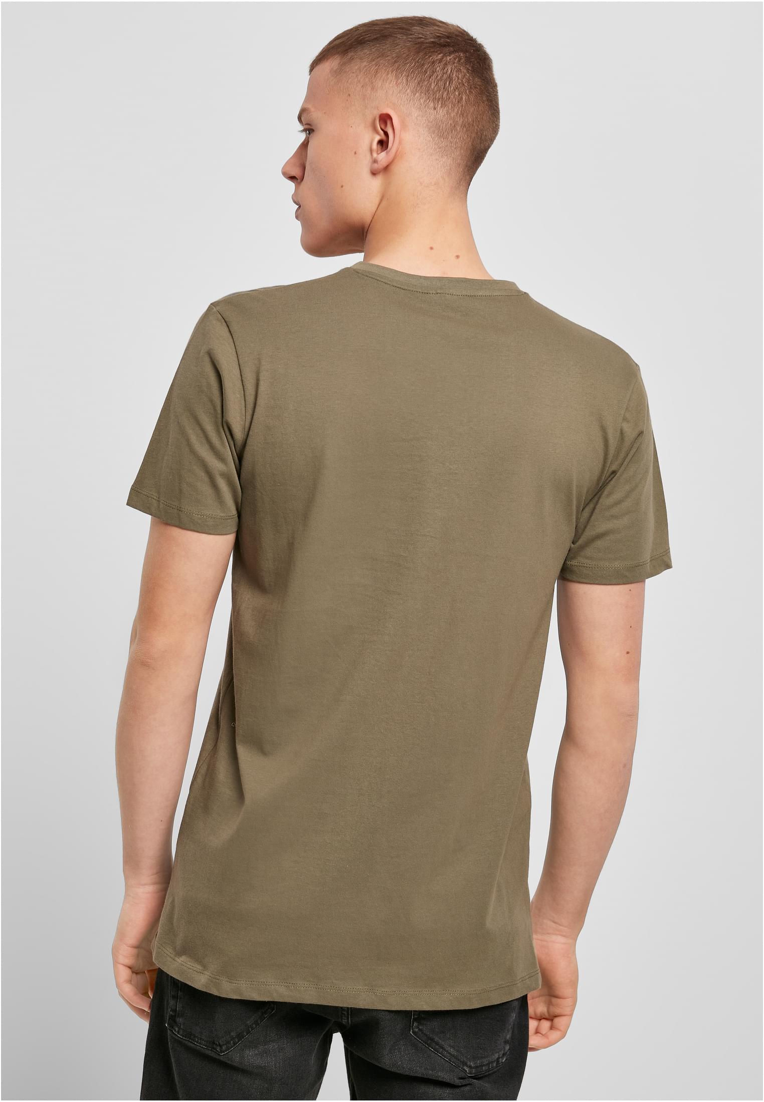 Light T-Shirt V-Neck olive | olive