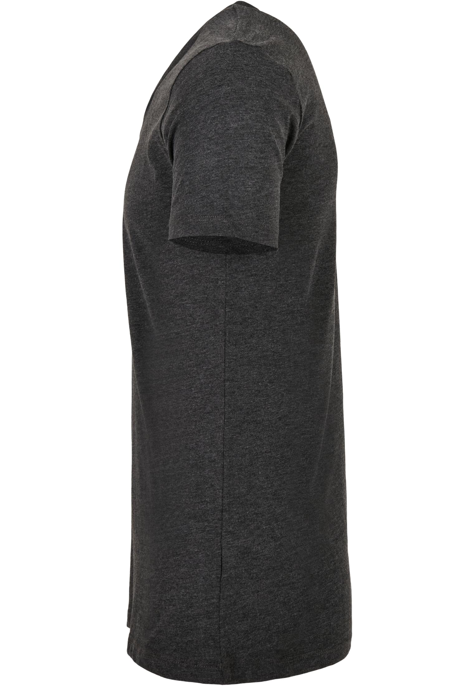 Light T-Shirt V-Neck charcoal | charcoal
