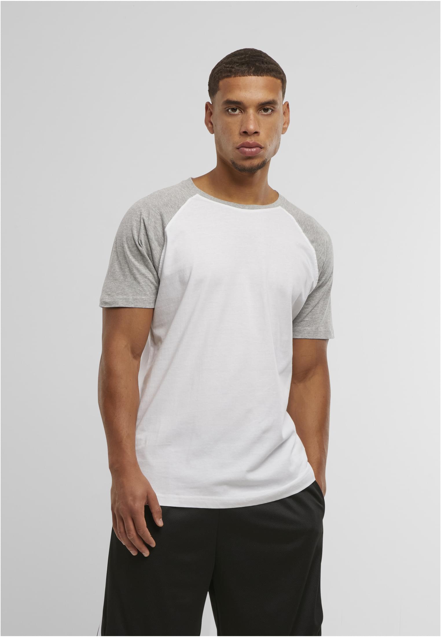 Raglan Contrast Tee white/h.grey | white/h.grey