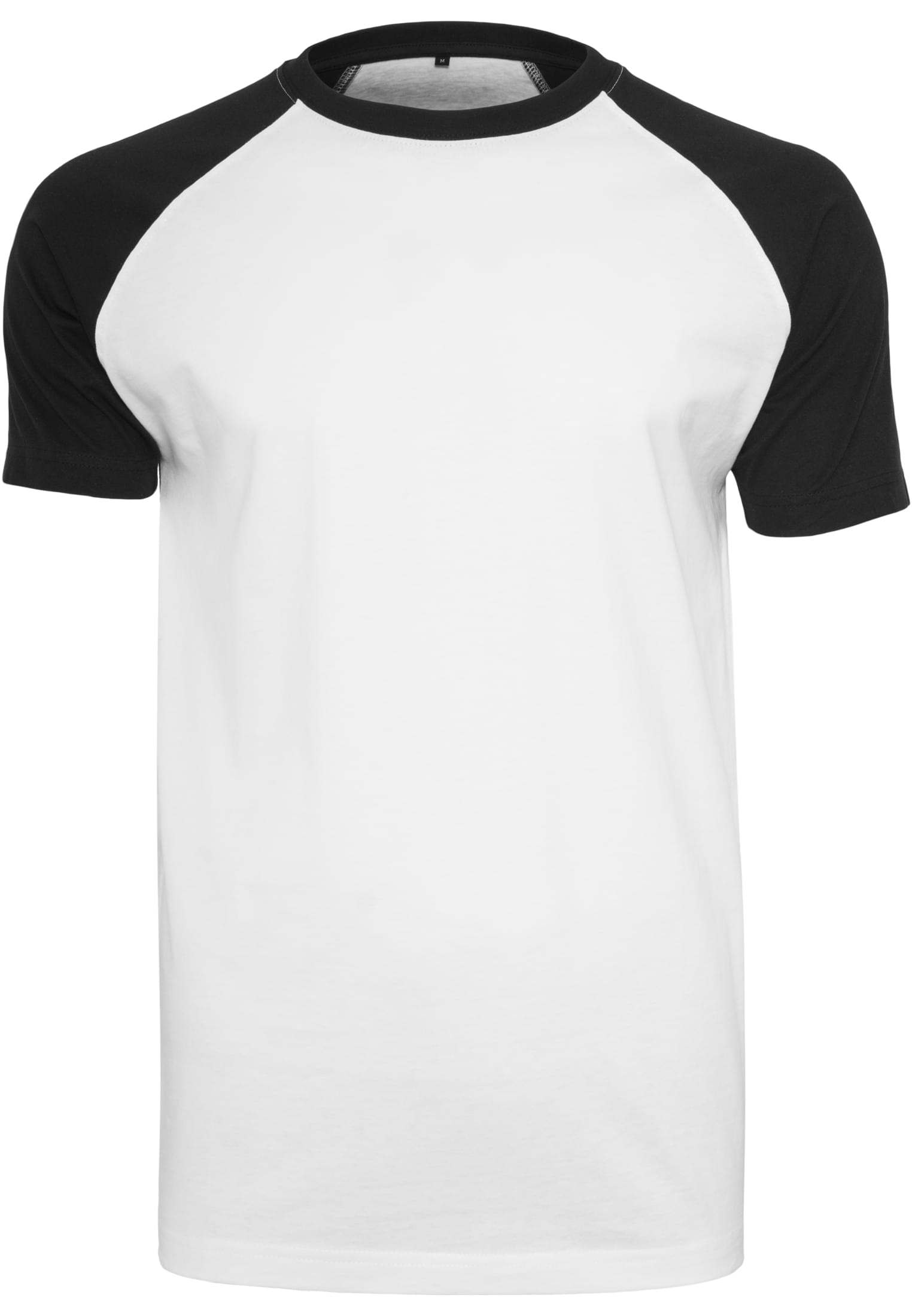 Raglan Contrast Tee wht/blk | wht/blk
