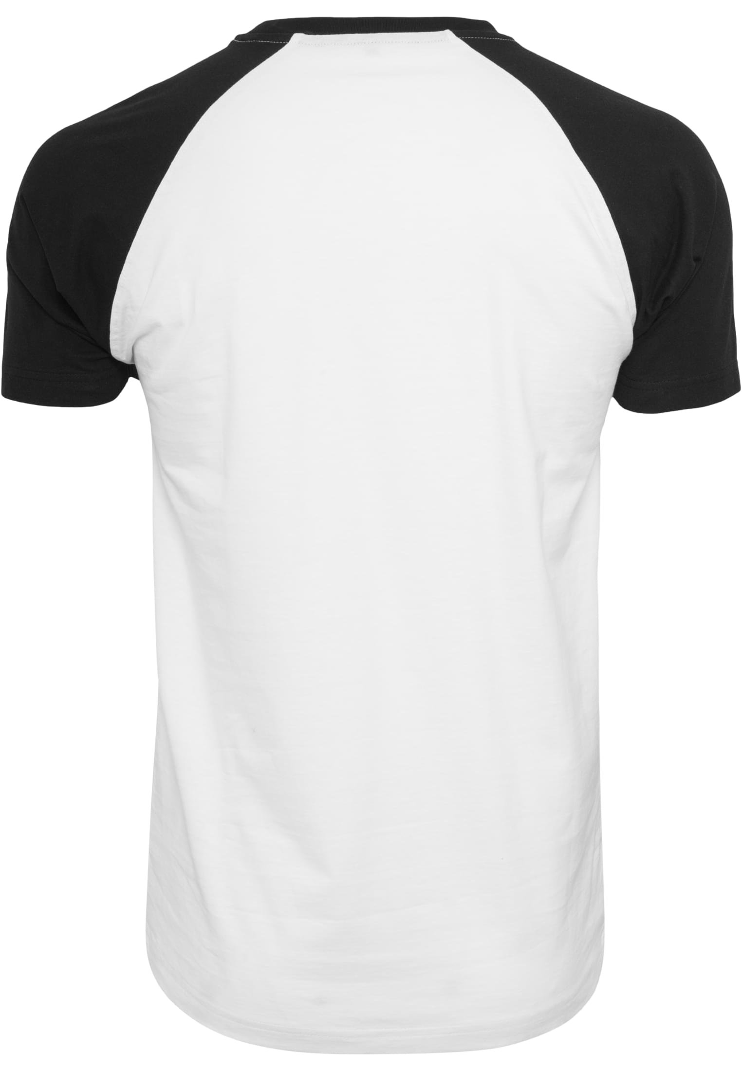 Raglan Contrast Tee wht/blk | wht/blk
