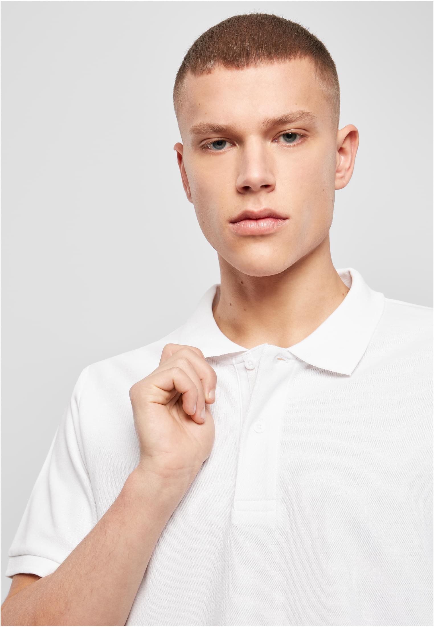 Polo Piqué Shirt white | white