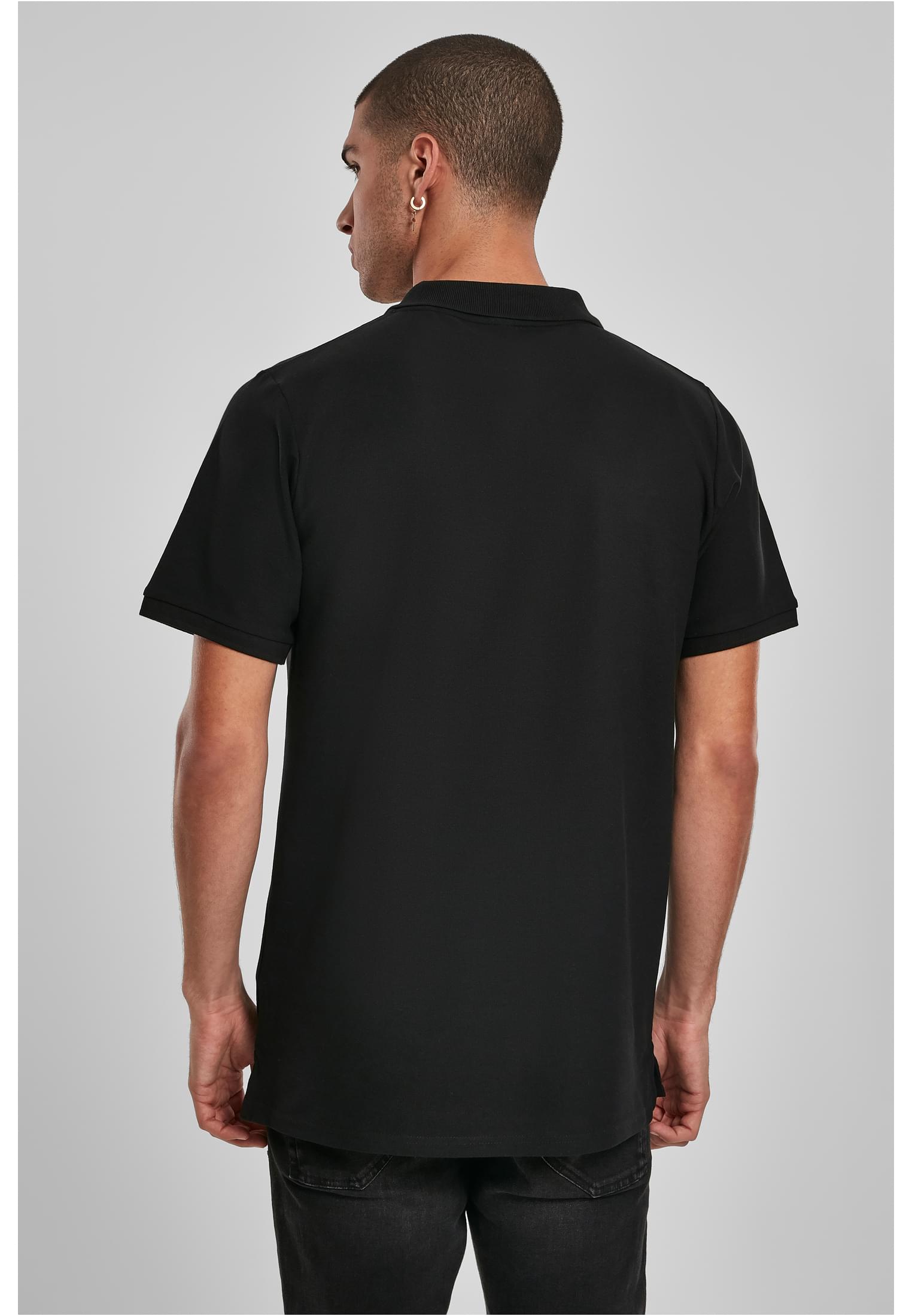 Polo Piqué Shirt black | black