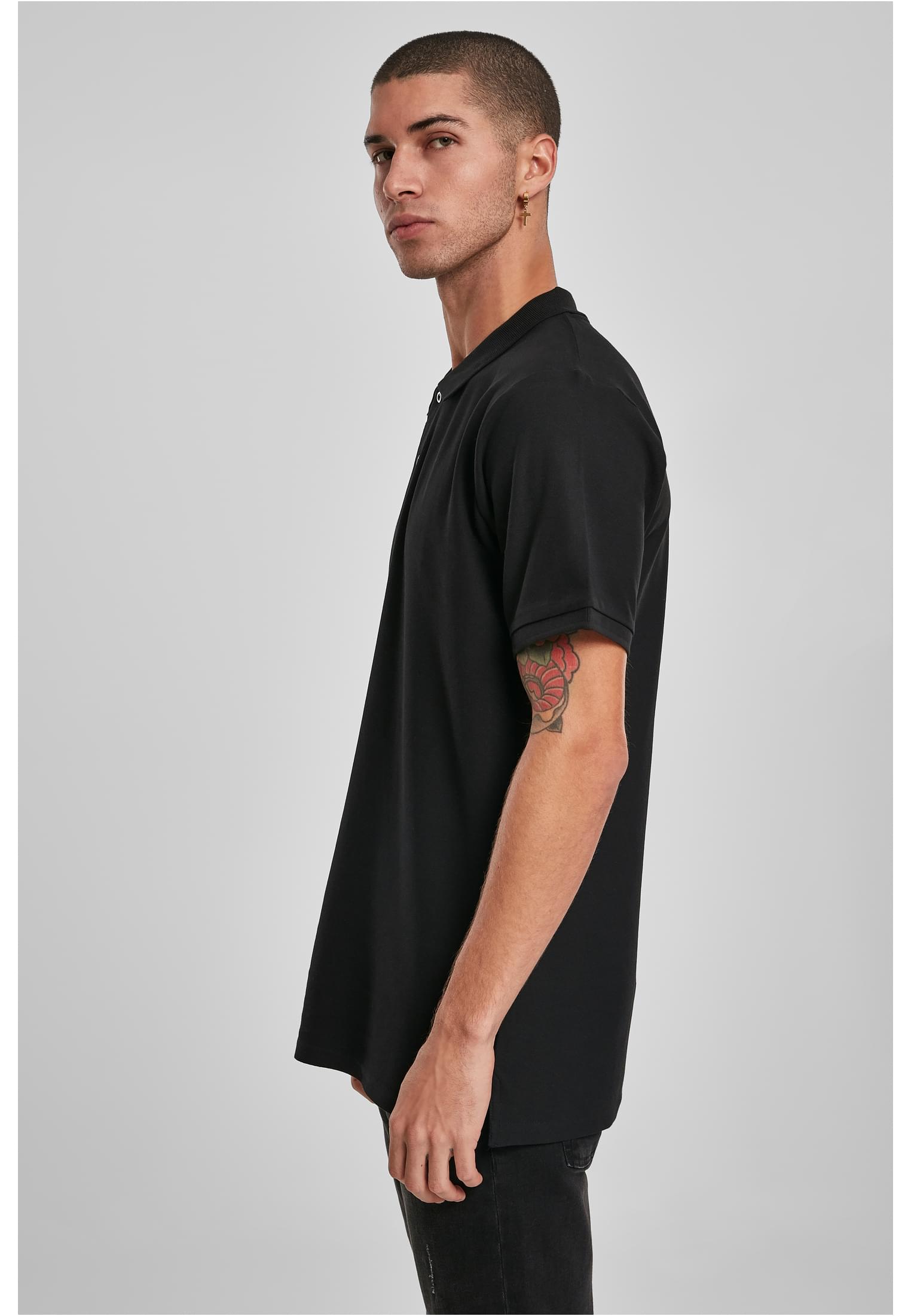 Polo Piqué Shirt black | black