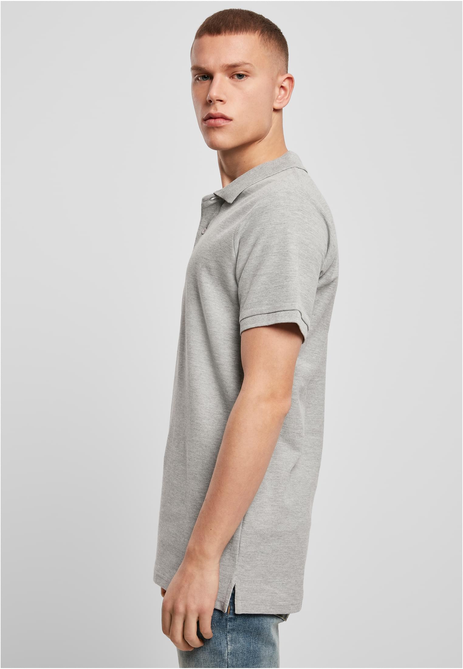 Polo Piqué Shirt heather grey | heather grey