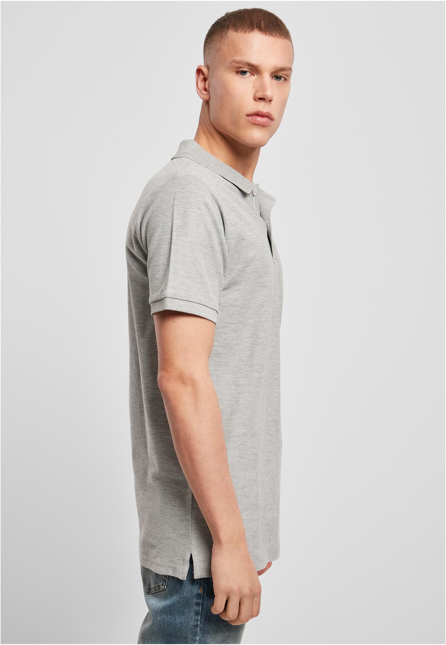 Polo Piqué Shirt heather grey | heather grey