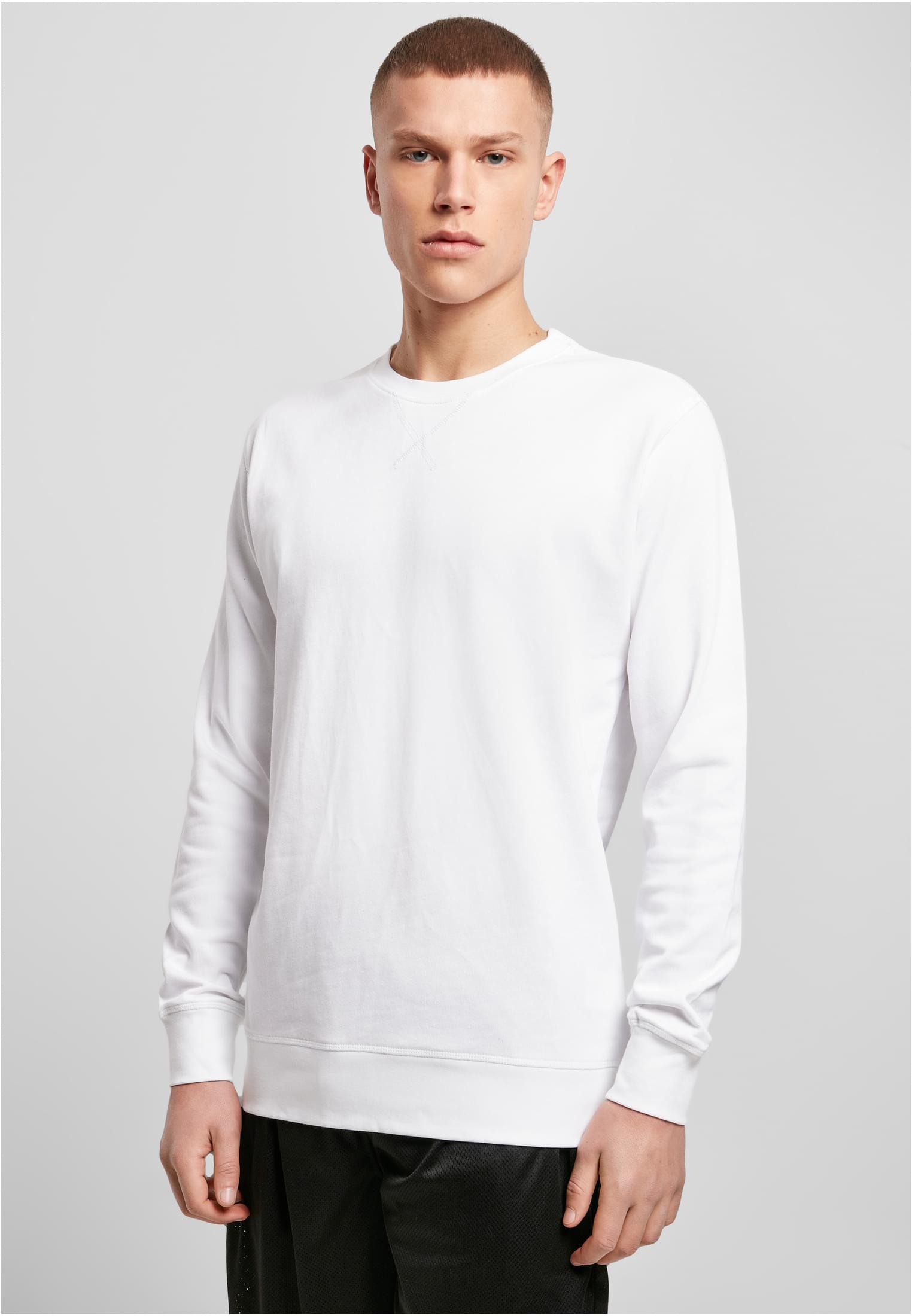 Light Crew Sweatshirt white | white