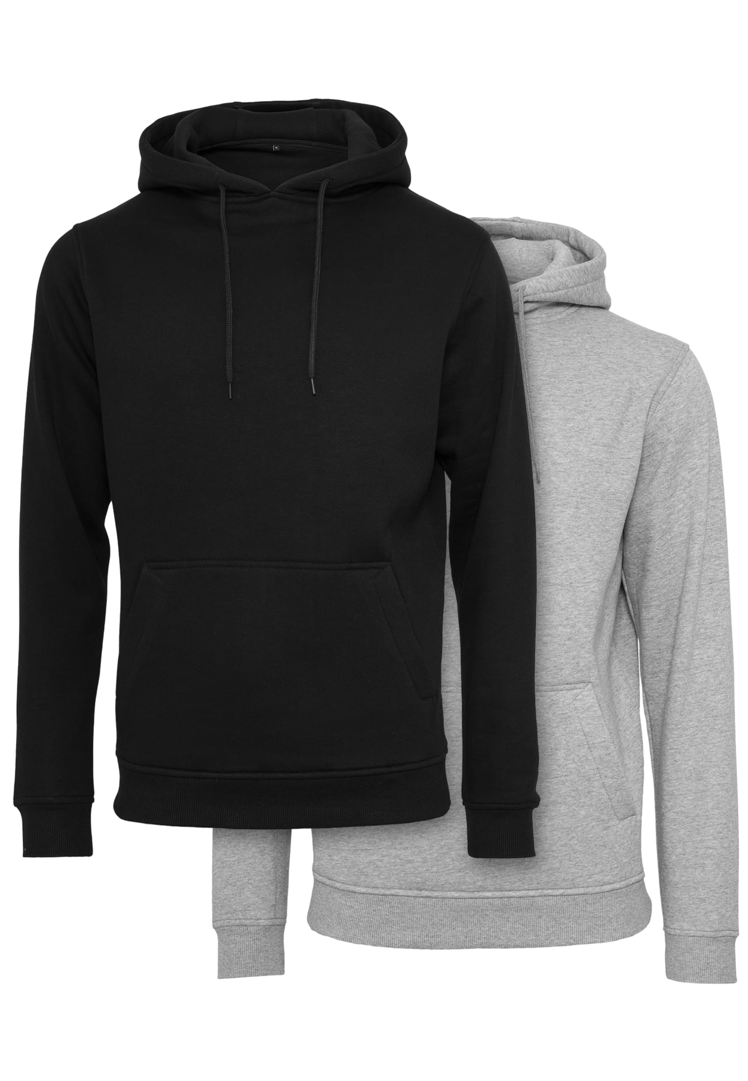 Heavy Hoody 2-Pack black/heather grey | black/heather grey