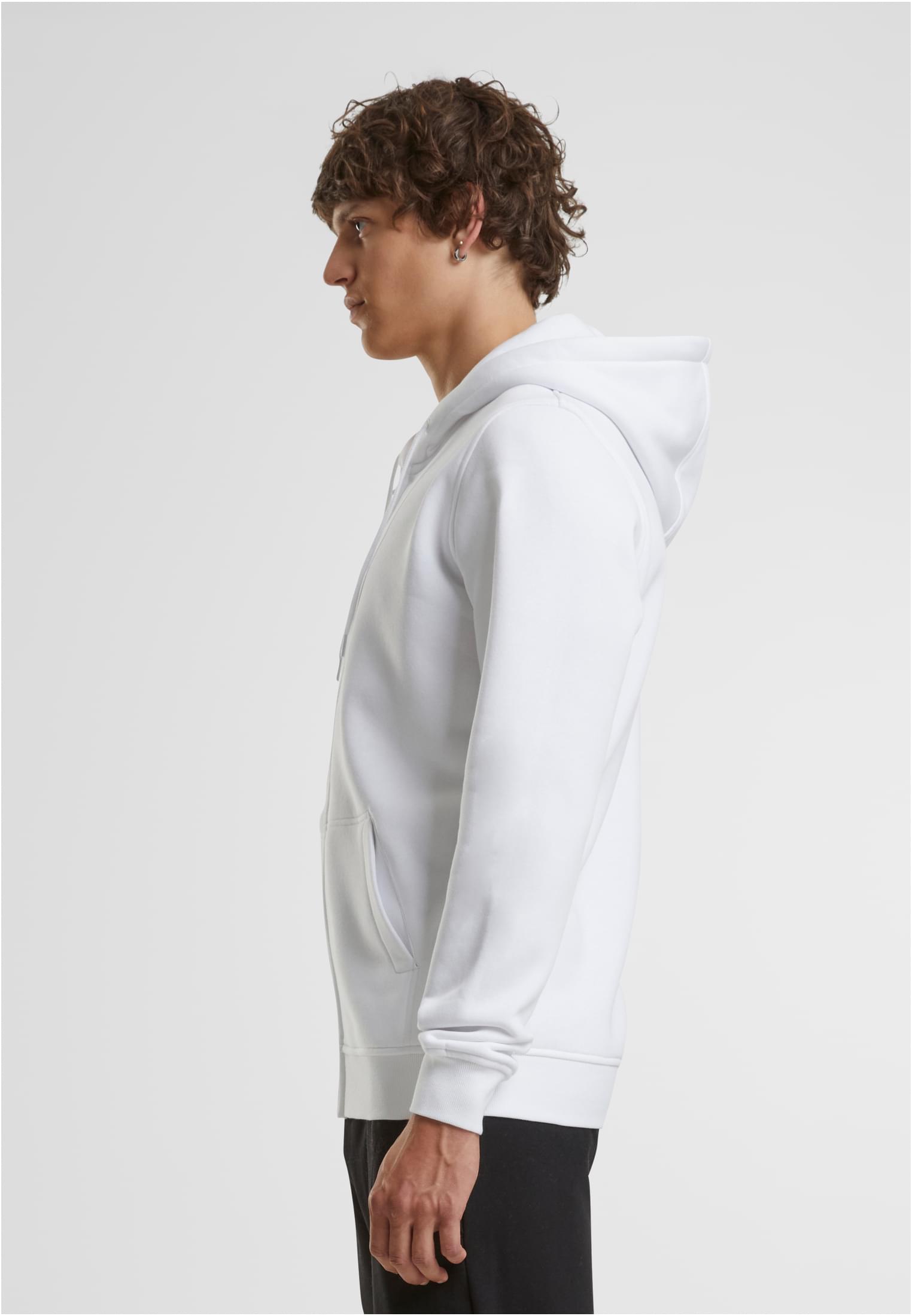 Heavy Zip Hoody white | white