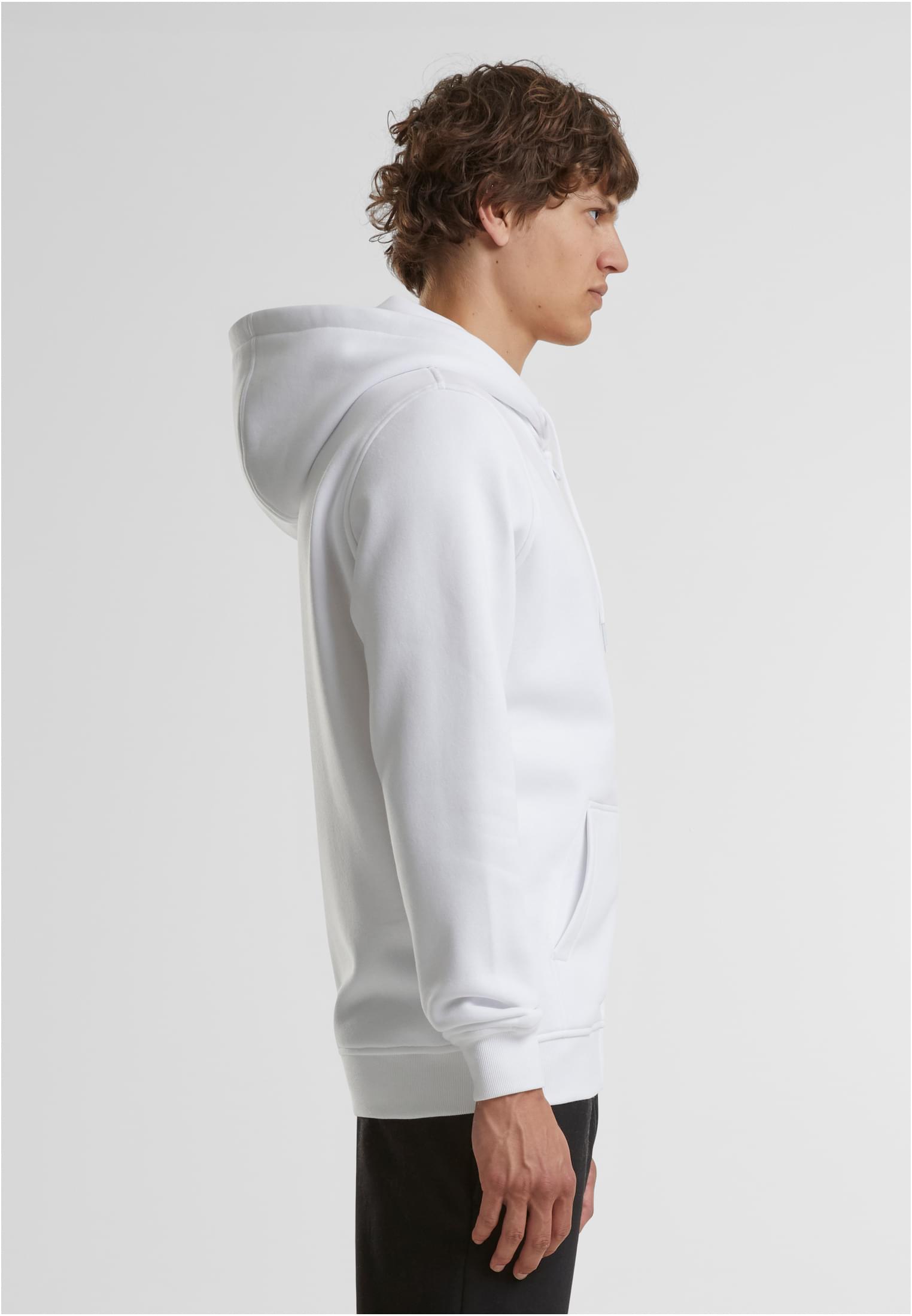 Heavy Zip Hoody white | white