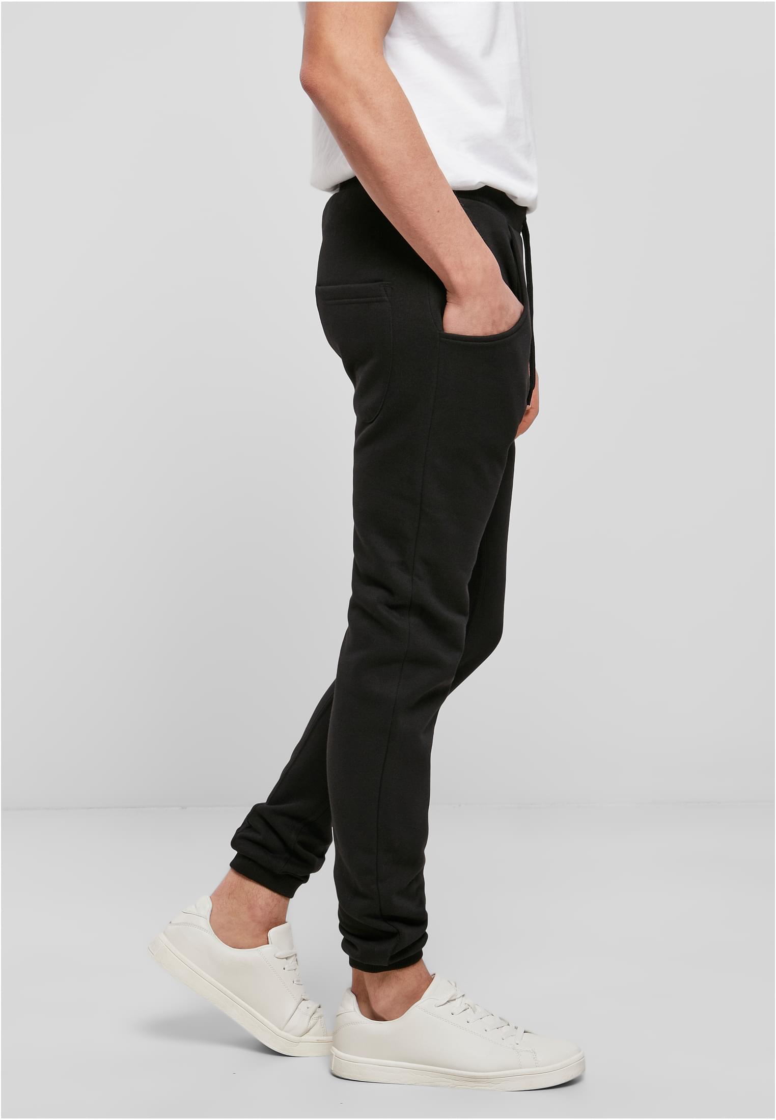 Heavy Deep Crotch Sweatpants black | black