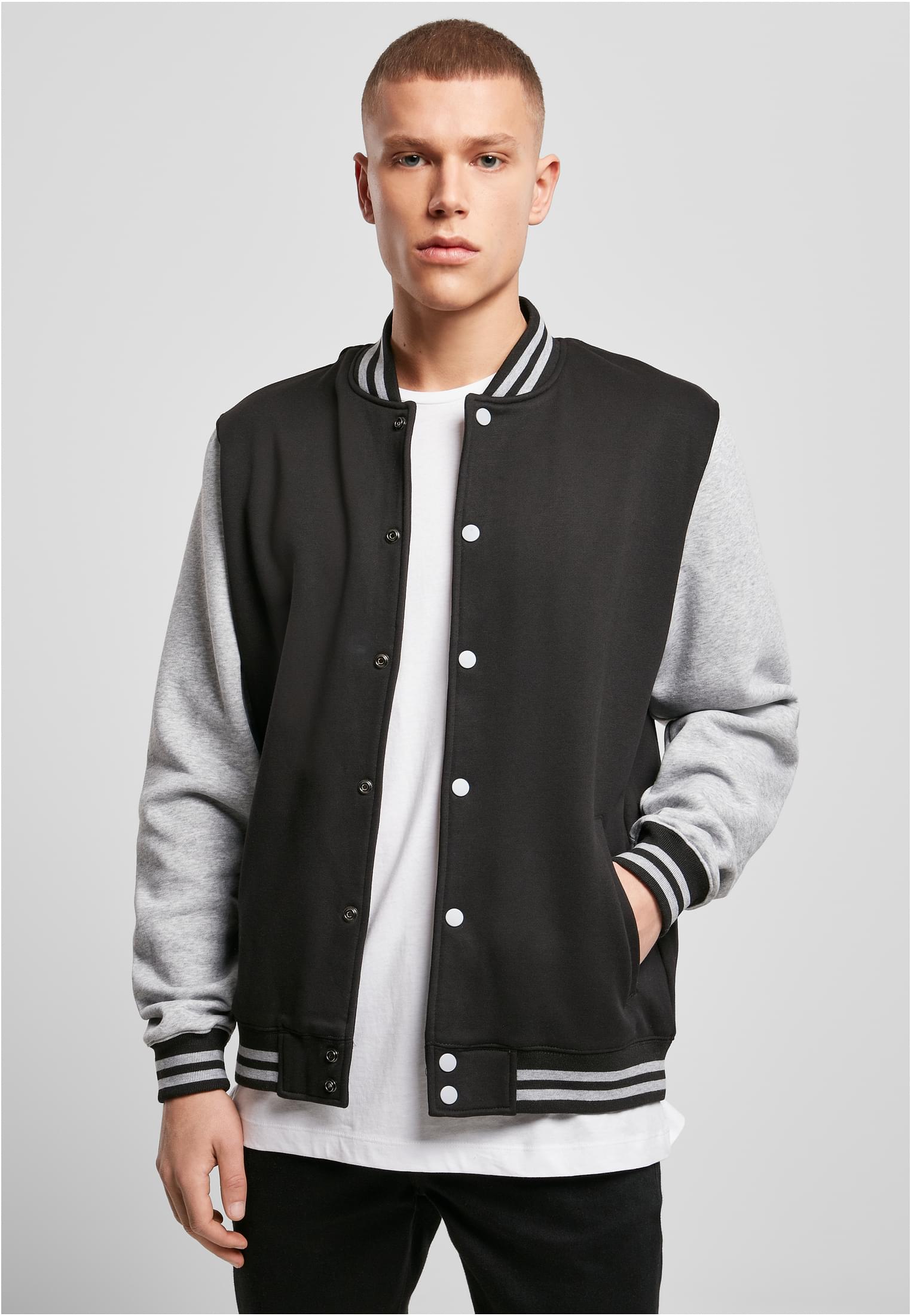 Sweat College Jacket black/h.grey | black/h.grey