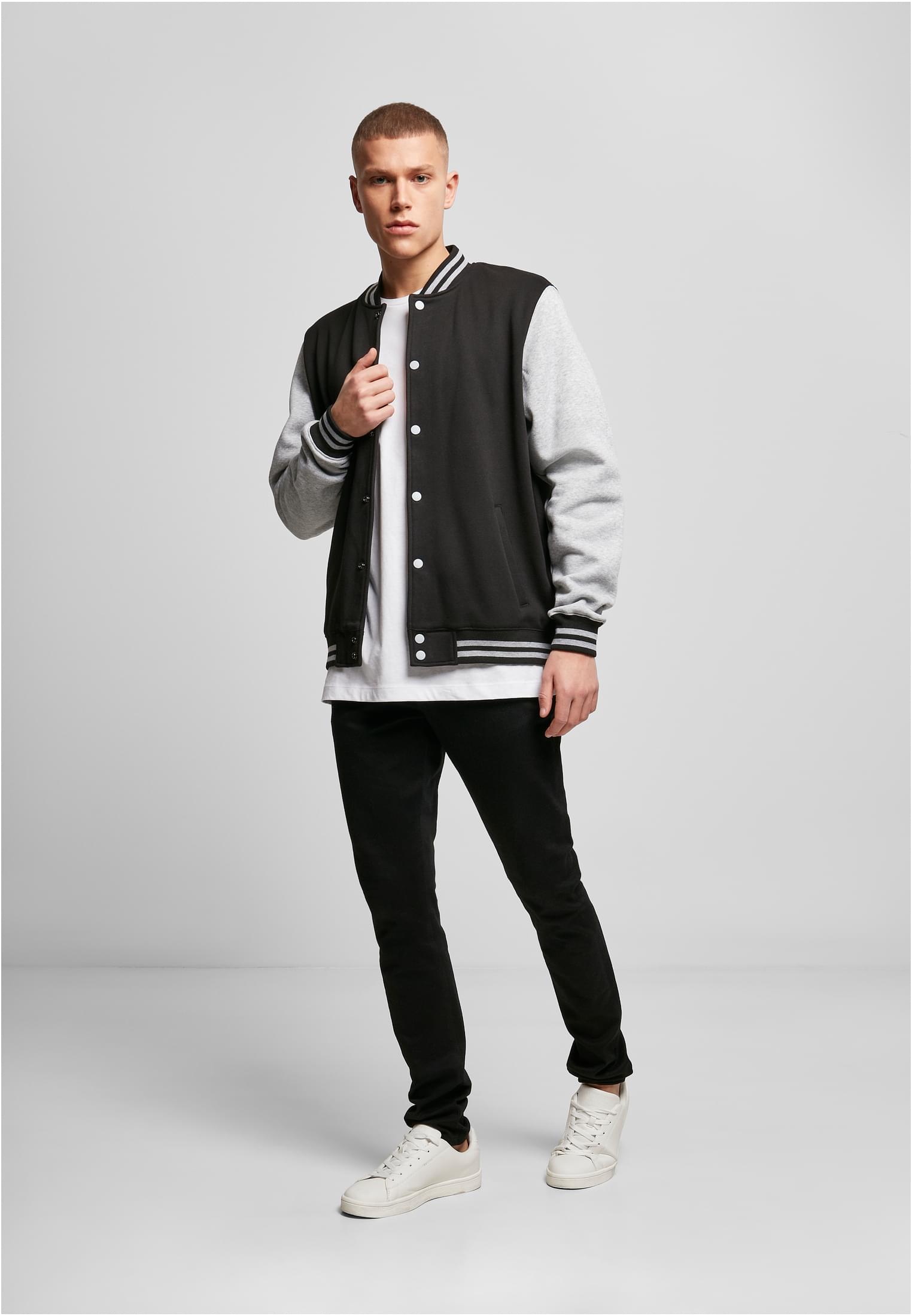 Sweat College Jacket black/h.grey | black/h.grey
