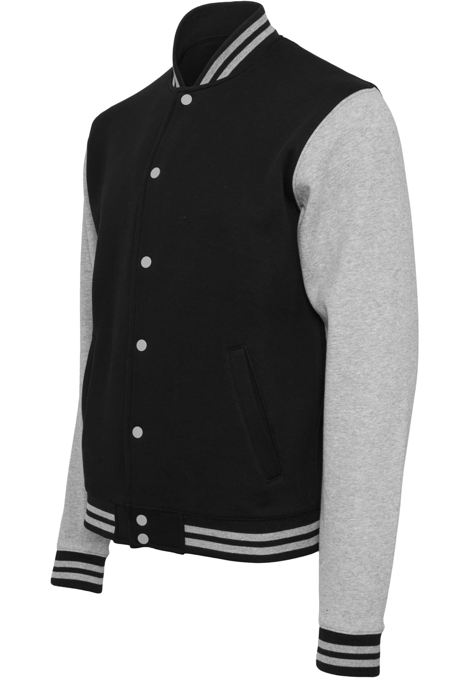 Sweat College Jacket blk/gry | blk/gry