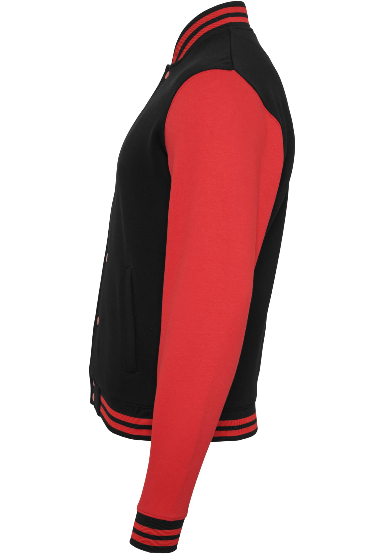 Sweat College Jacket blk/red | blk/red