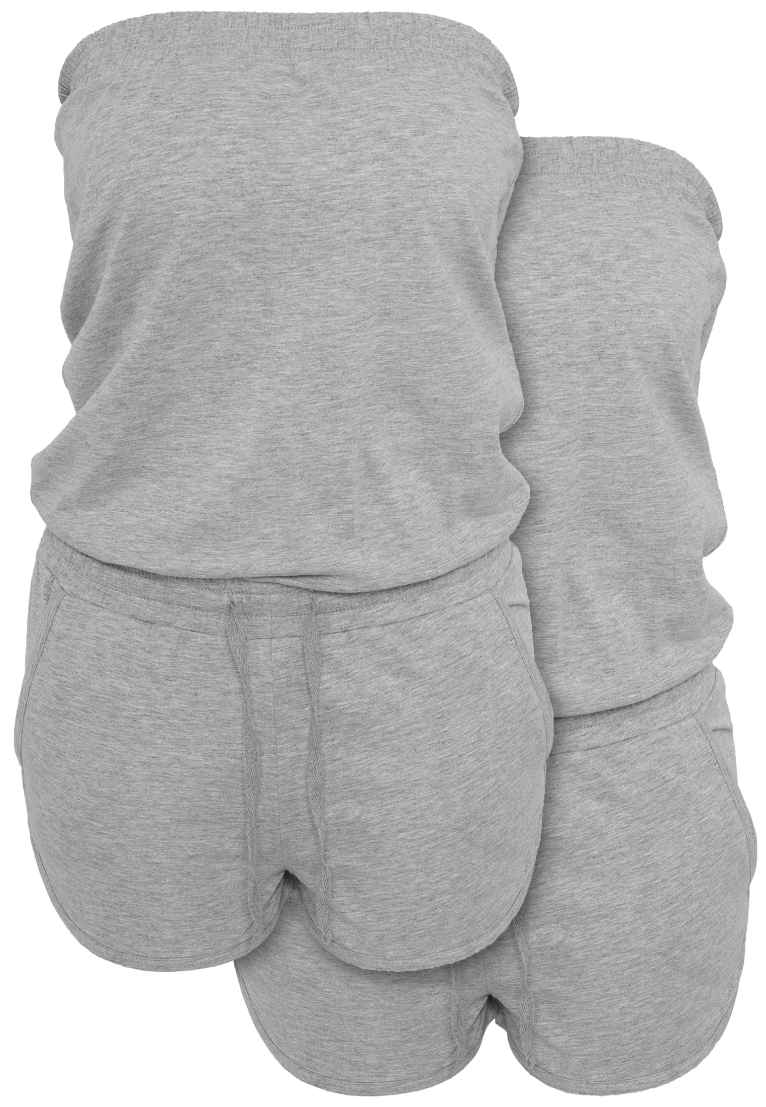 Ladies Hot Jumpsuit 2-Pack heather grey | heather grey