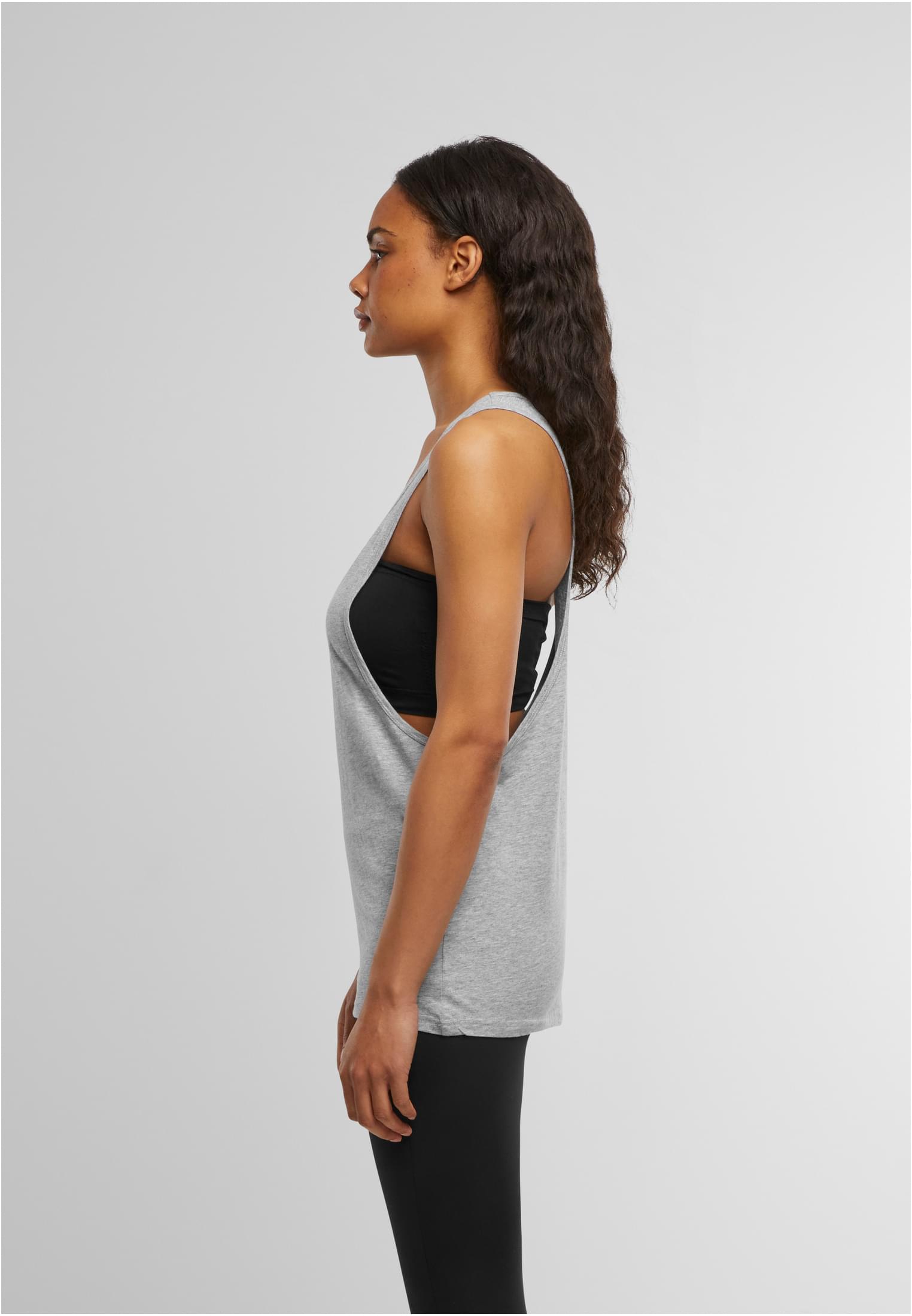 Ladies Loose Tank heather grey | heather grey