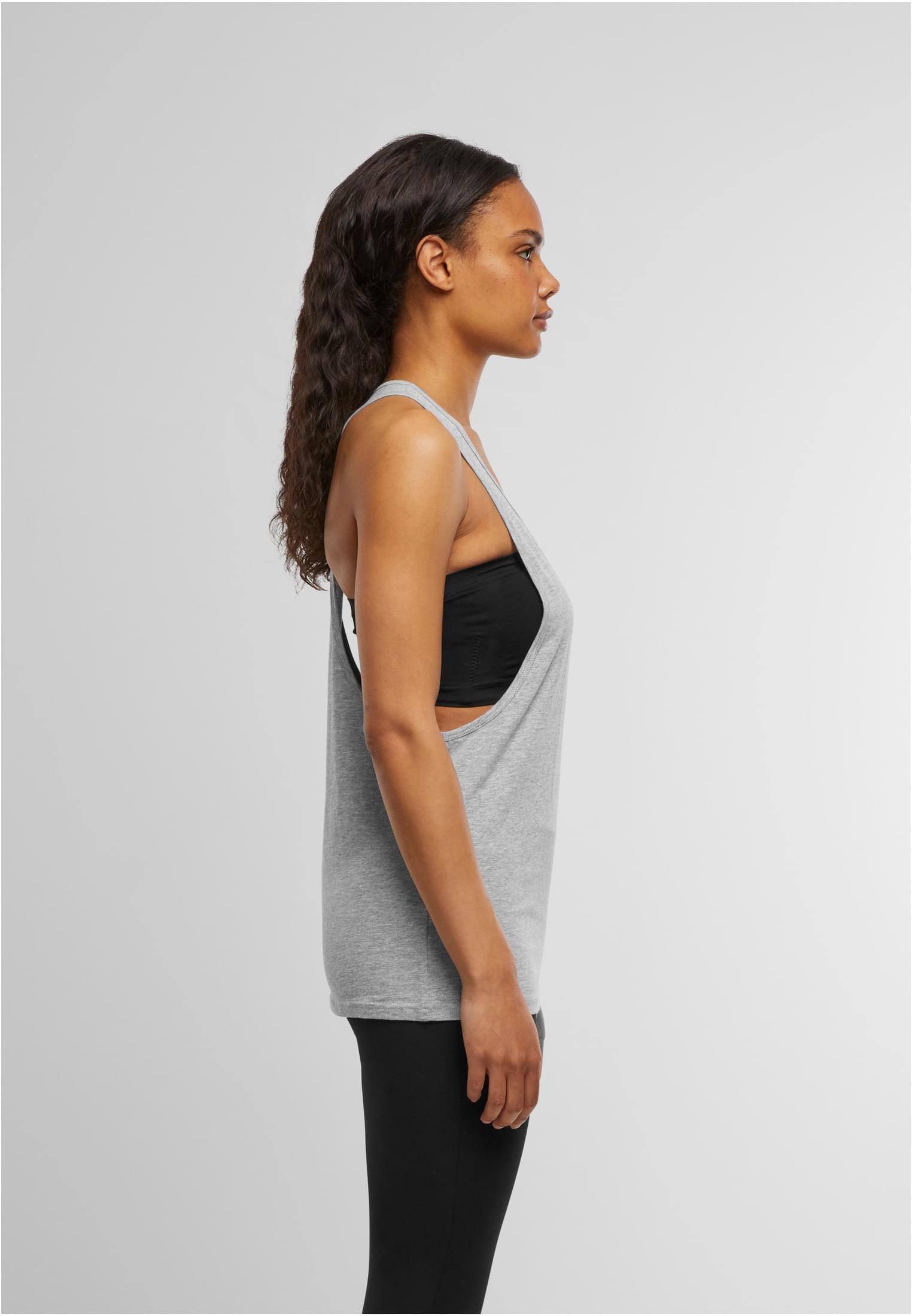 Ladies Loose Tank heather grey | heather grey