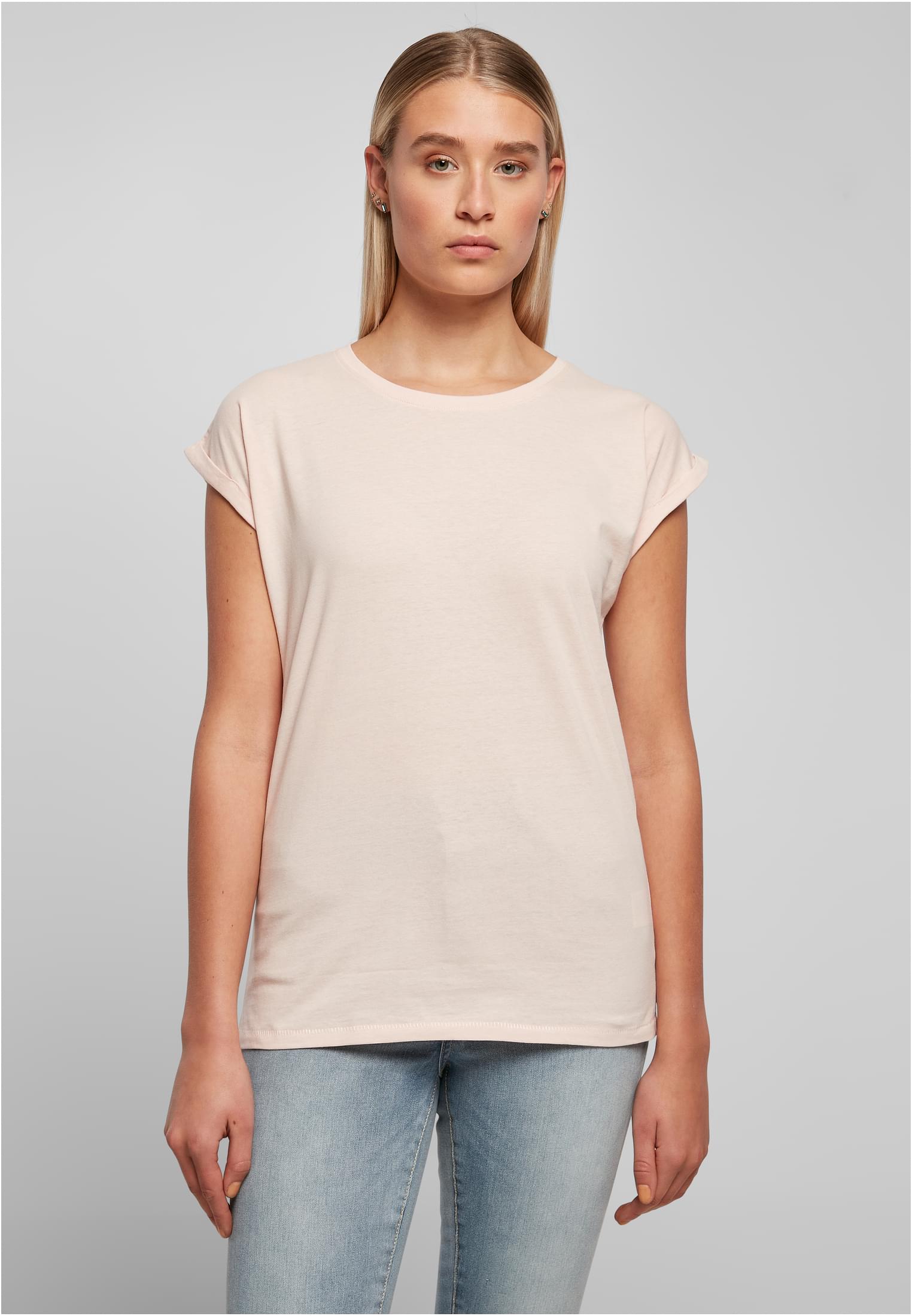 Ladies Extended Shoulder Tee pink | pink