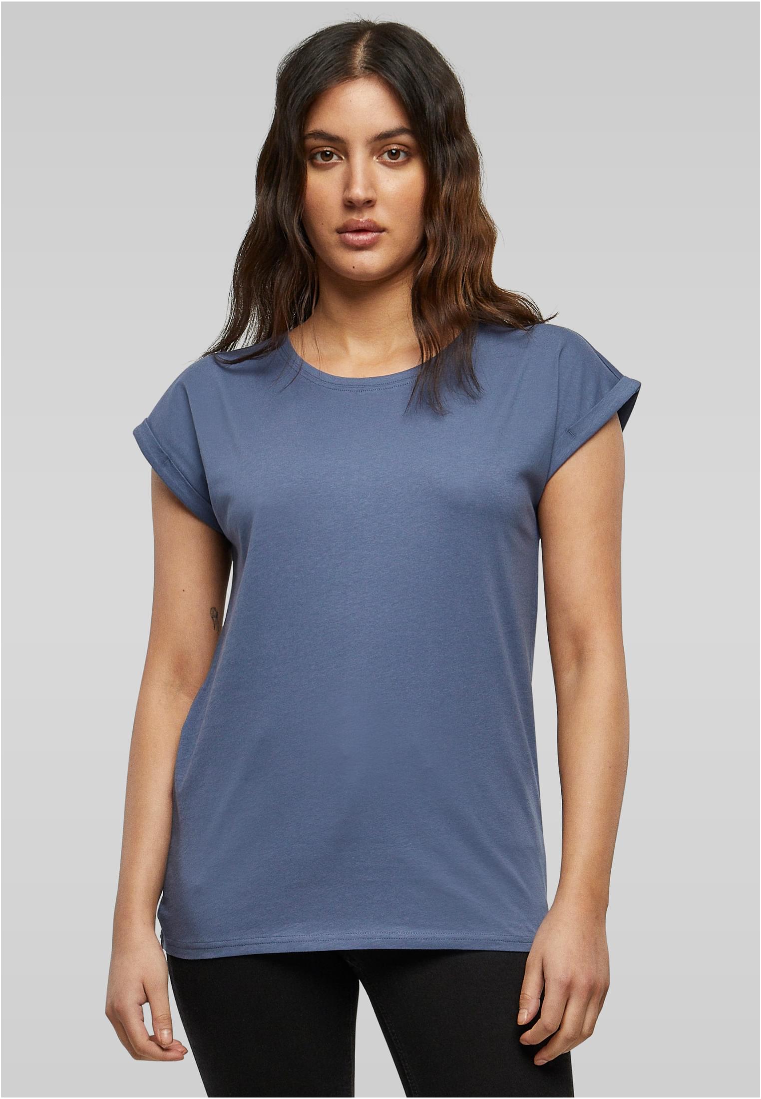 Ladies Extended Shoulder Tee vintageblue | vintageblue
