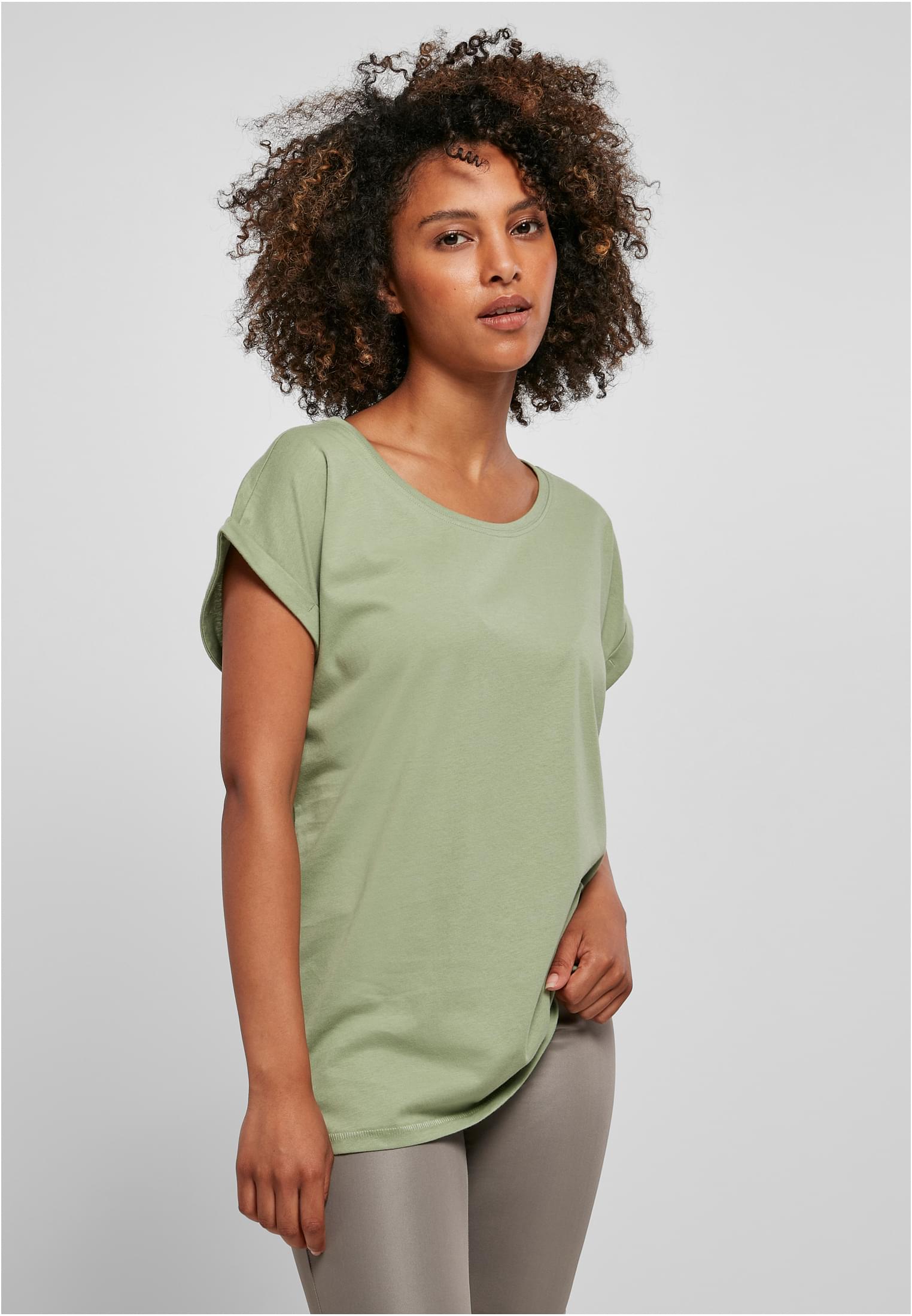 Ladies Extended Shoulder Tee softsalvia | softsalvia