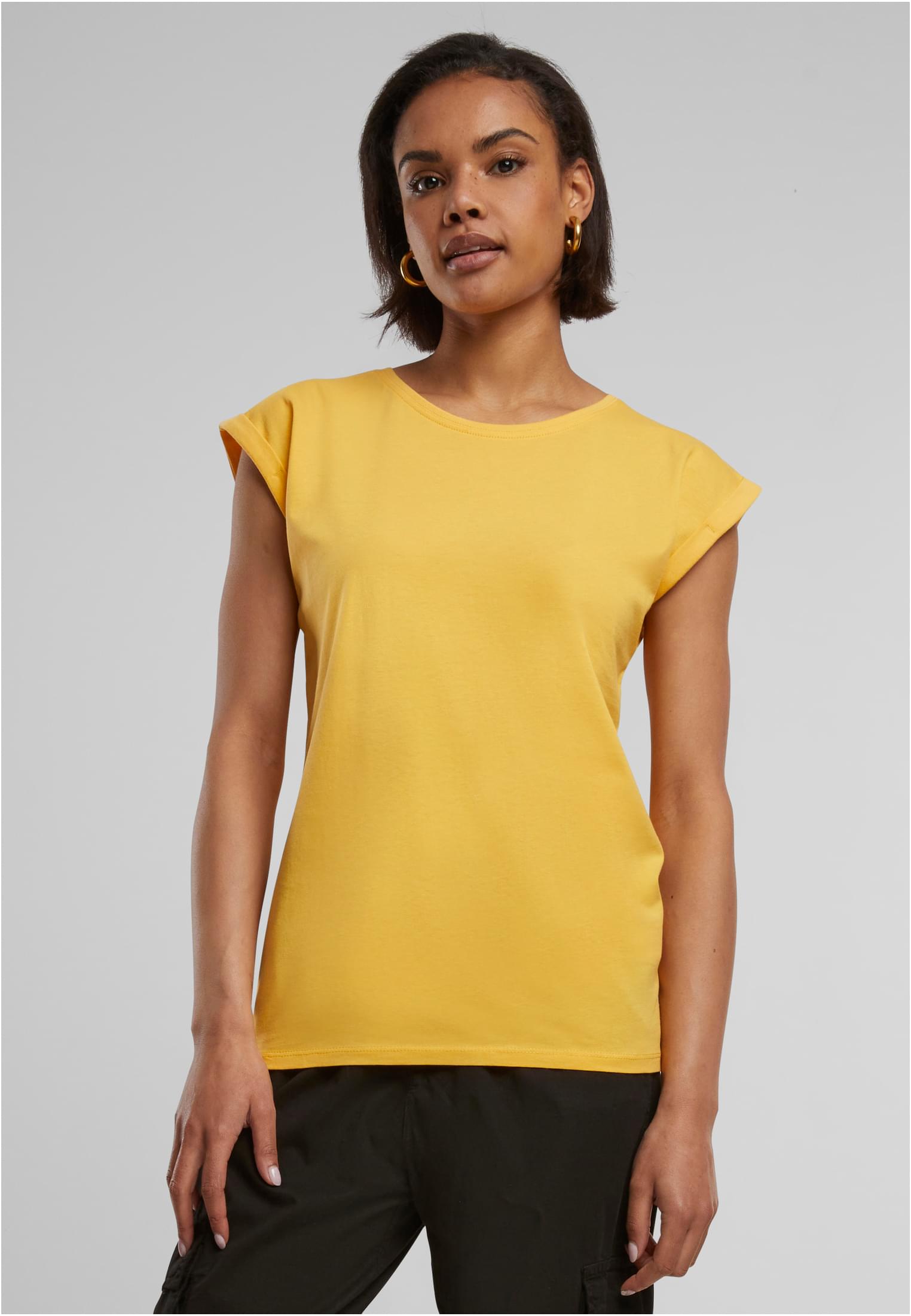 Ladies Extended Shoulder Tee dimyellow | dimyellow