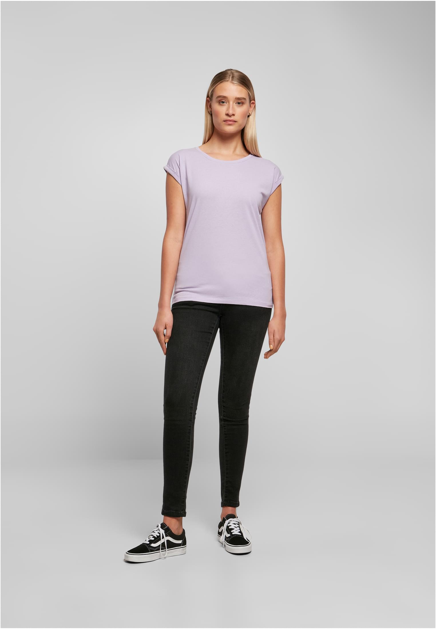 Ladies Extended Shoulder Tee lilac | lilac