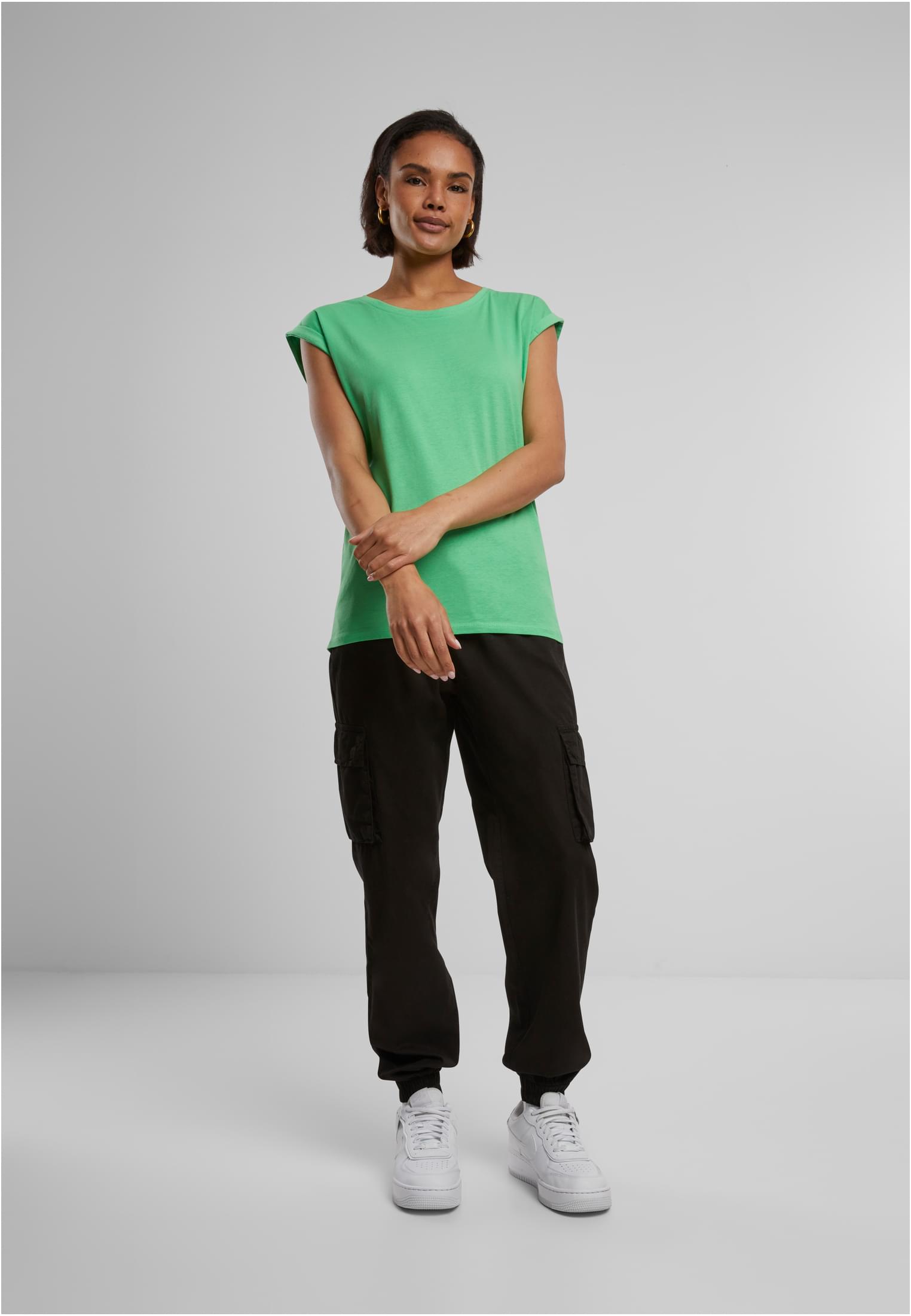 Ladies Extended Shoulder Tee fresh green | fresh green