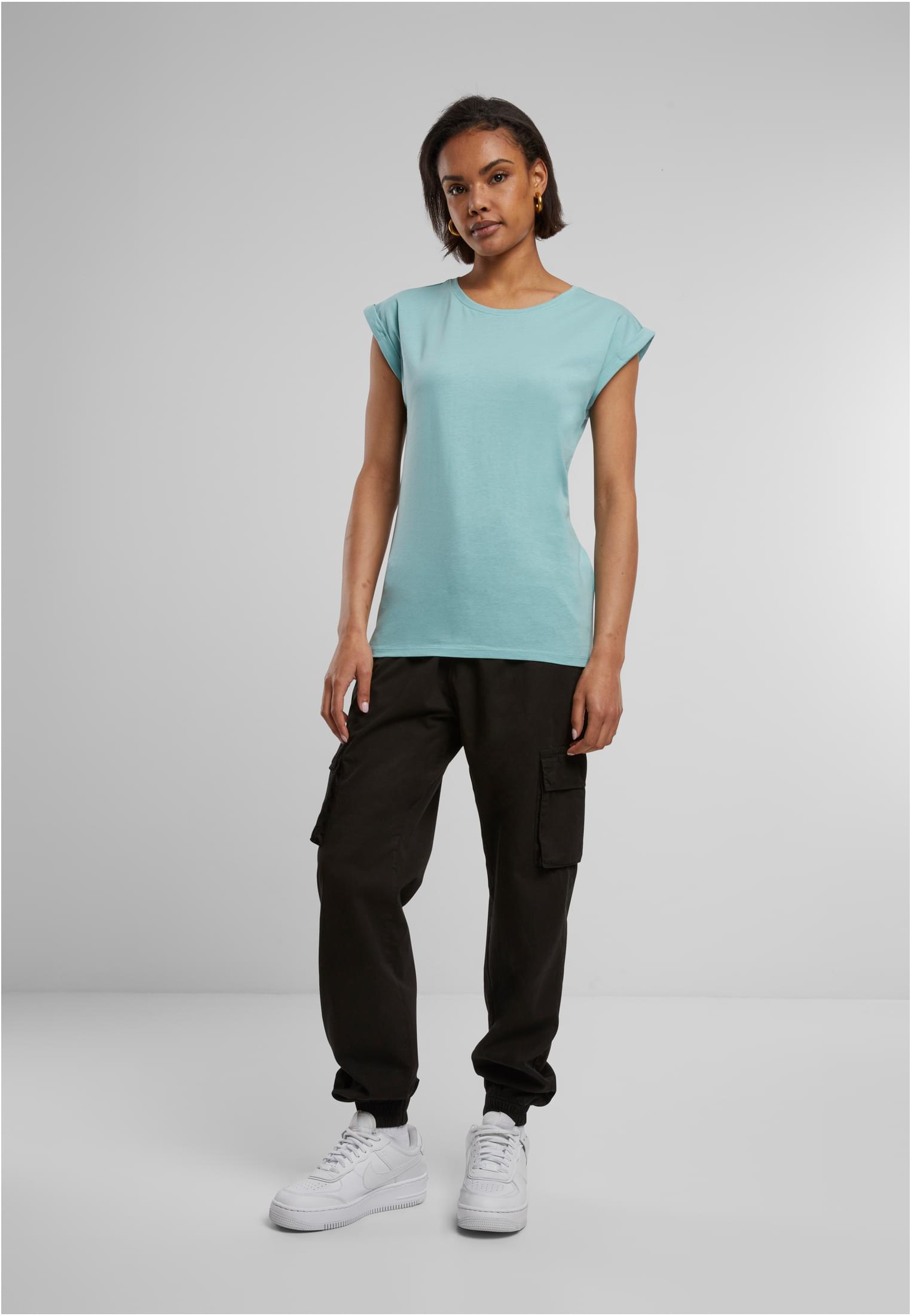 Ladies Extended Shoulder Tee bluemint | bluemint