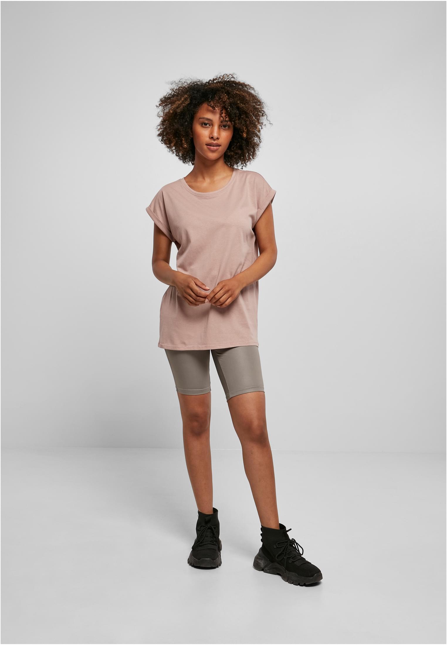 Ladies Extended Shoulder Tee duskrose | duskrose