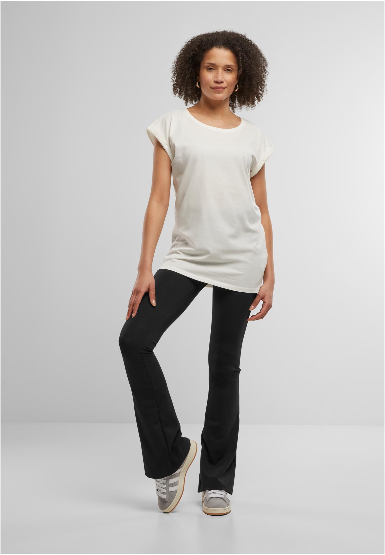 Ladies Extended Shoulder Tee ready for dye | ready for dye