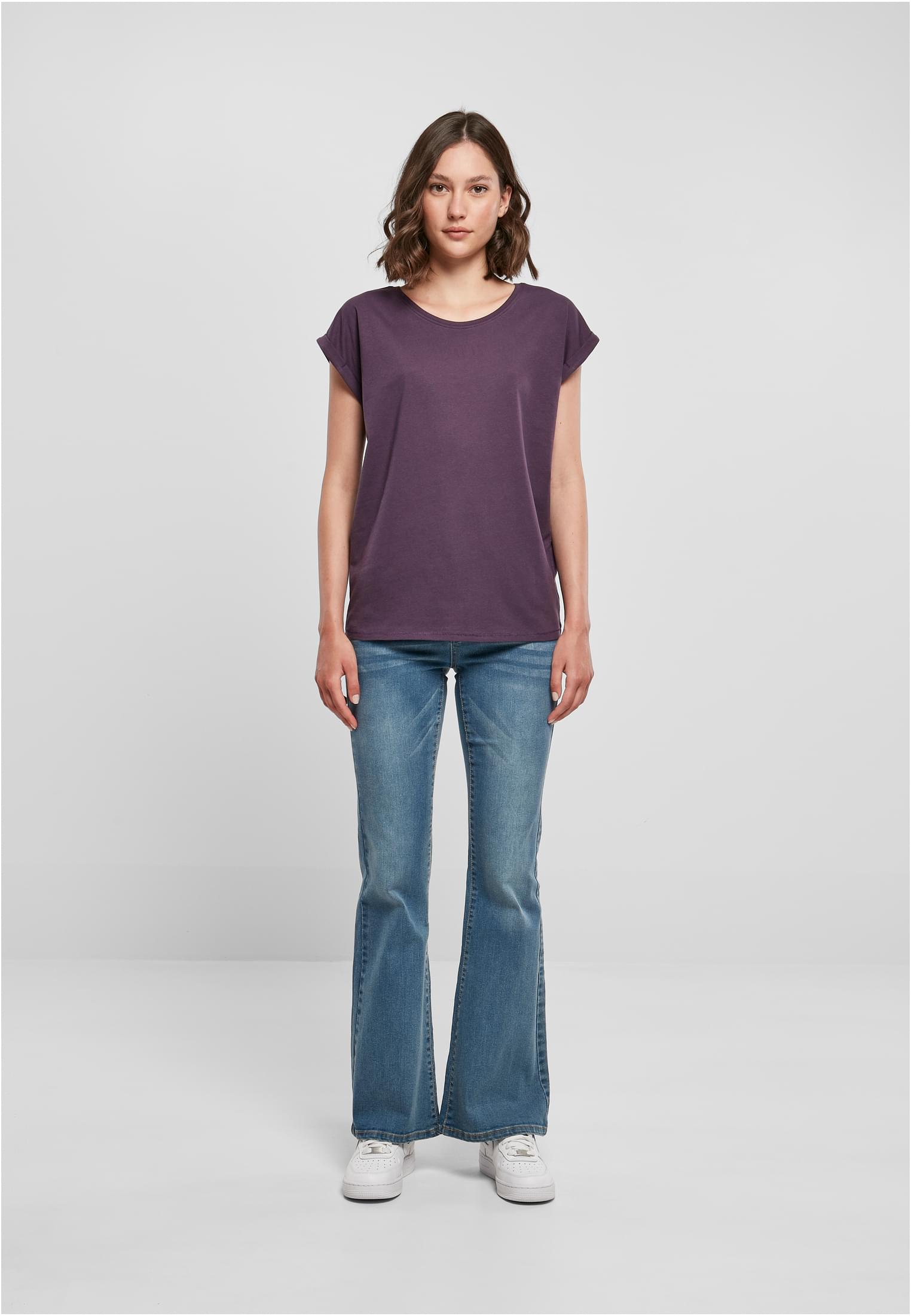 Ladies Extended Shoulder Tee purplenight | purplenight