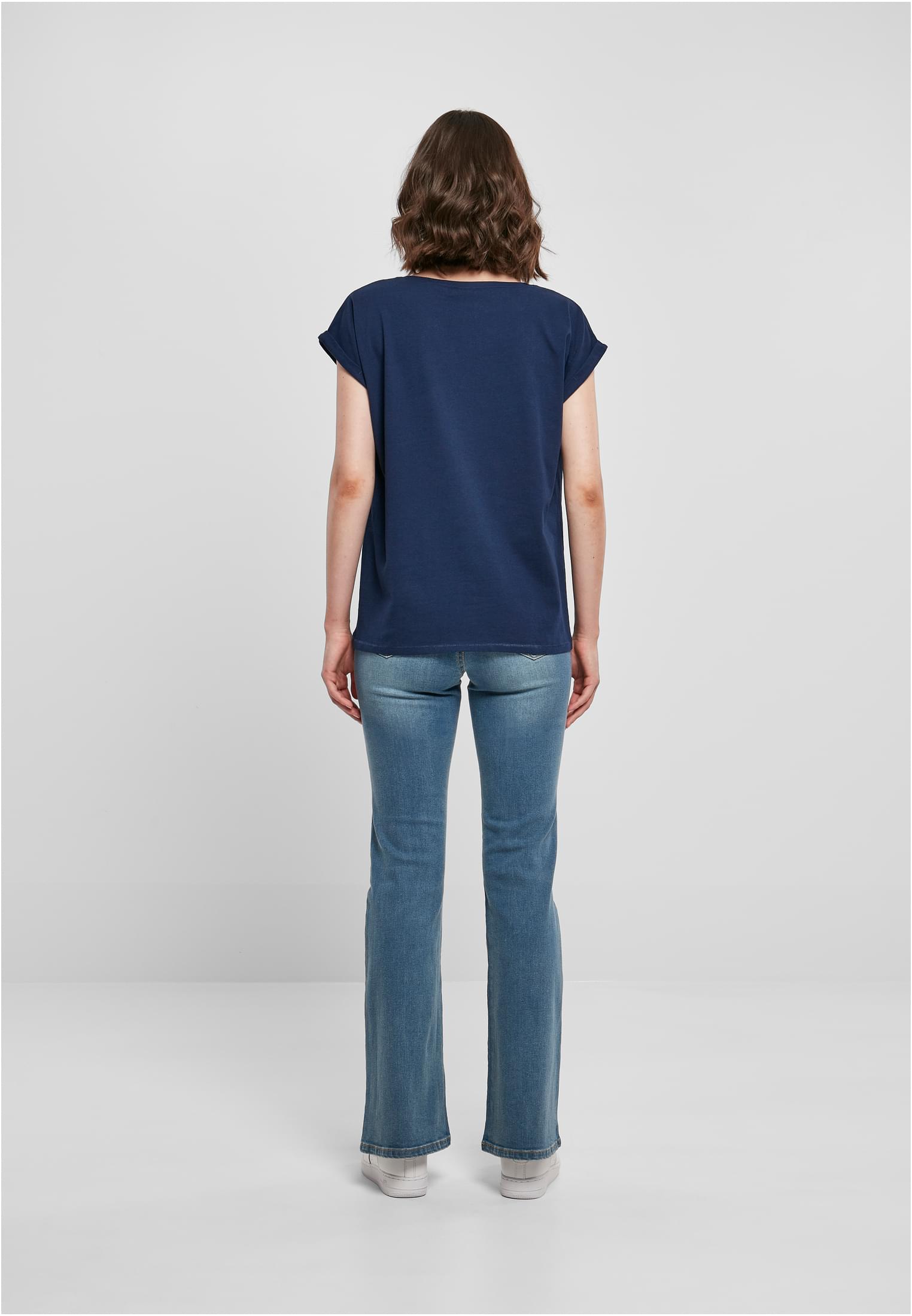 Ladies Extended Shoulder Tee lightnavy | lightnavy