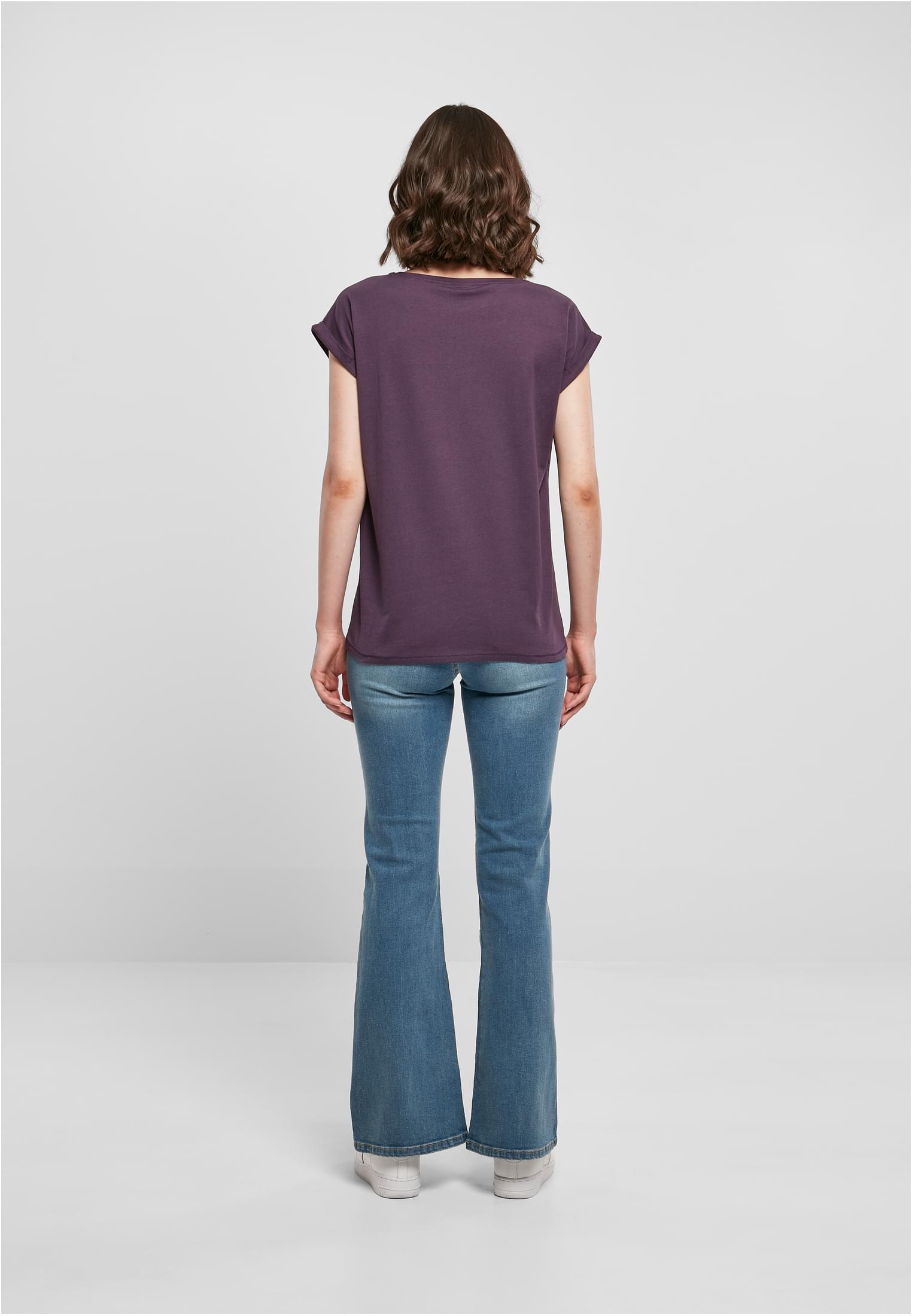 Ladies Extended Shoulder Tee purplenight | purplenight
