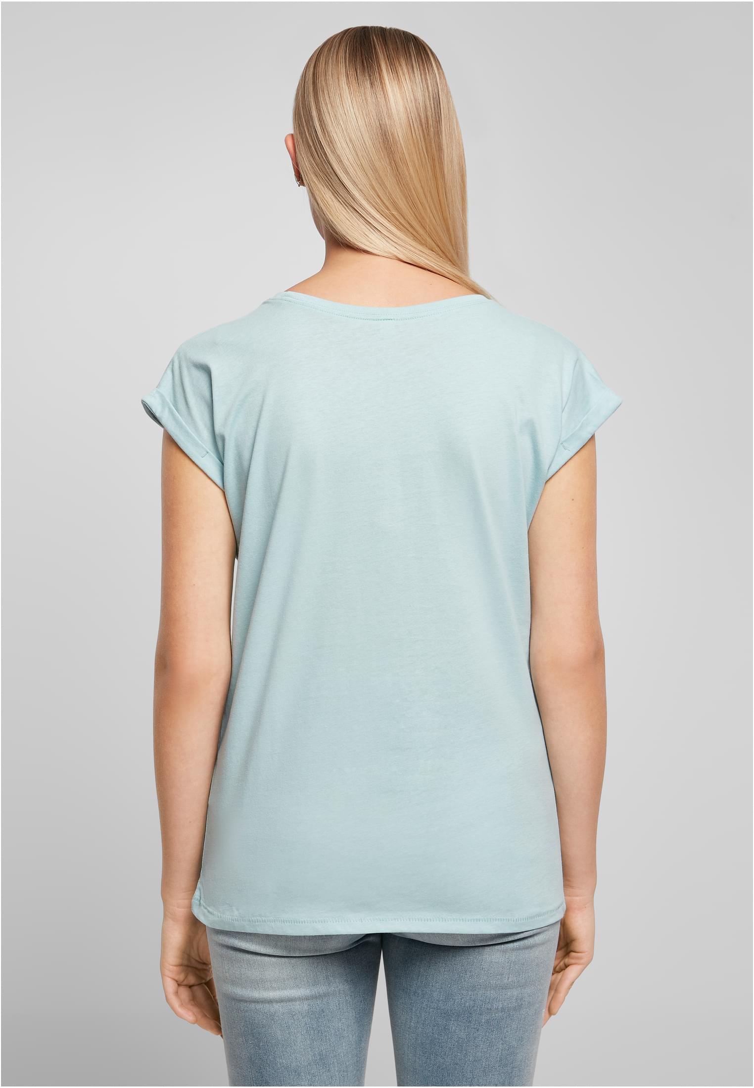 Ladies Extended Shoulder Tee ocean blue | ocean blue
