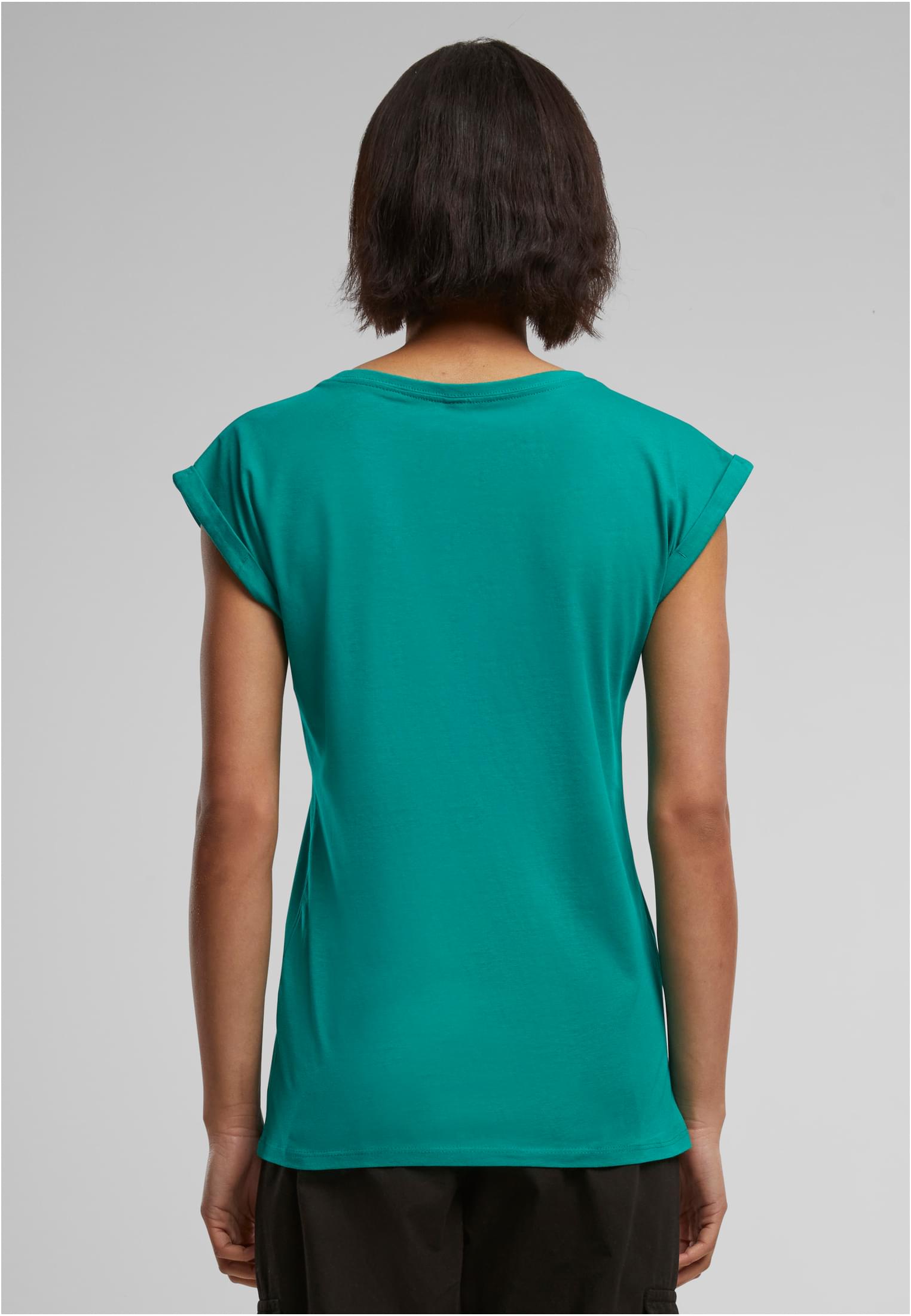 Ladies Extended Shoulder Tee forest green | forest green