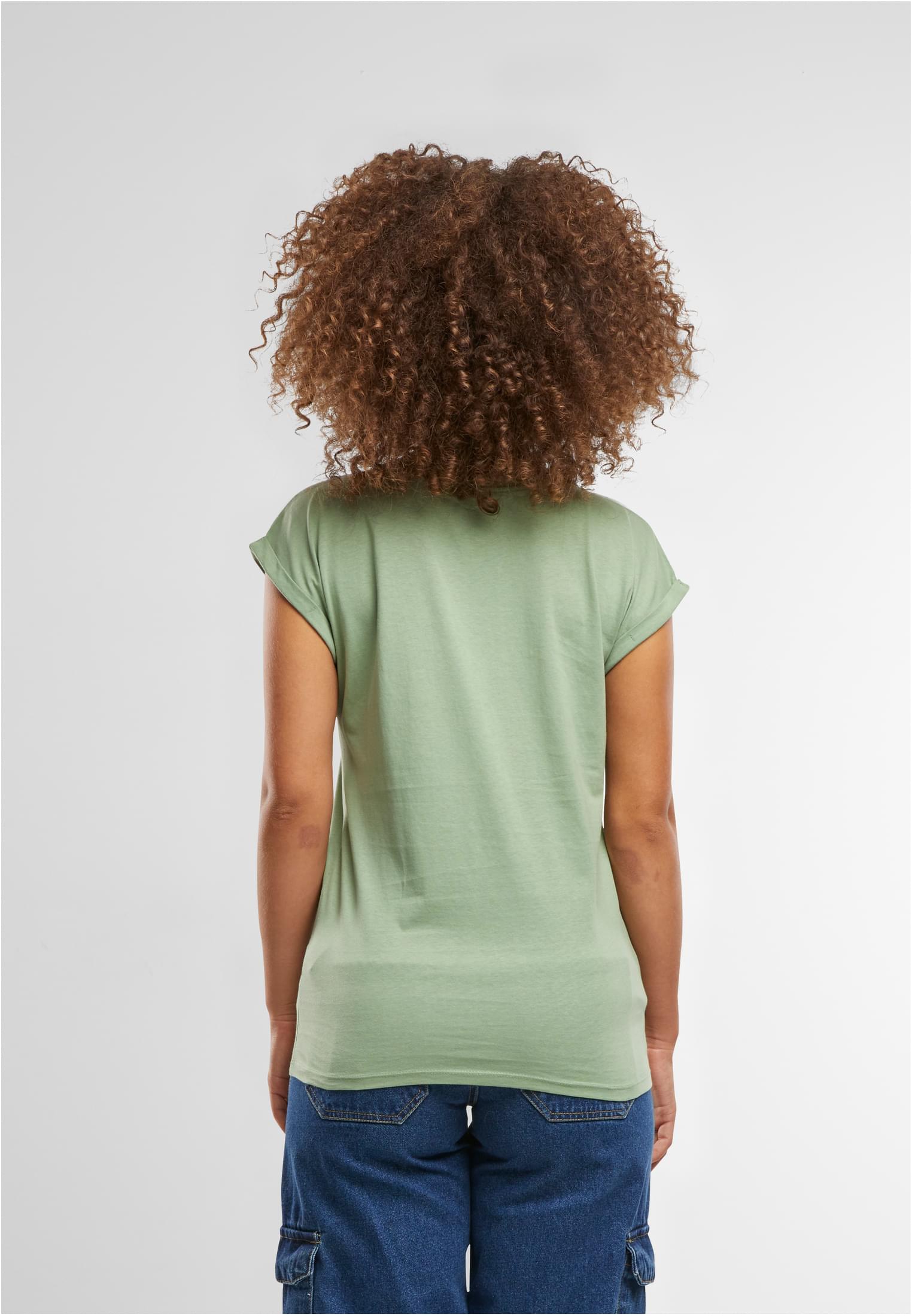 Ladies Extended Shoulder Tee paleleaf | paleleaf