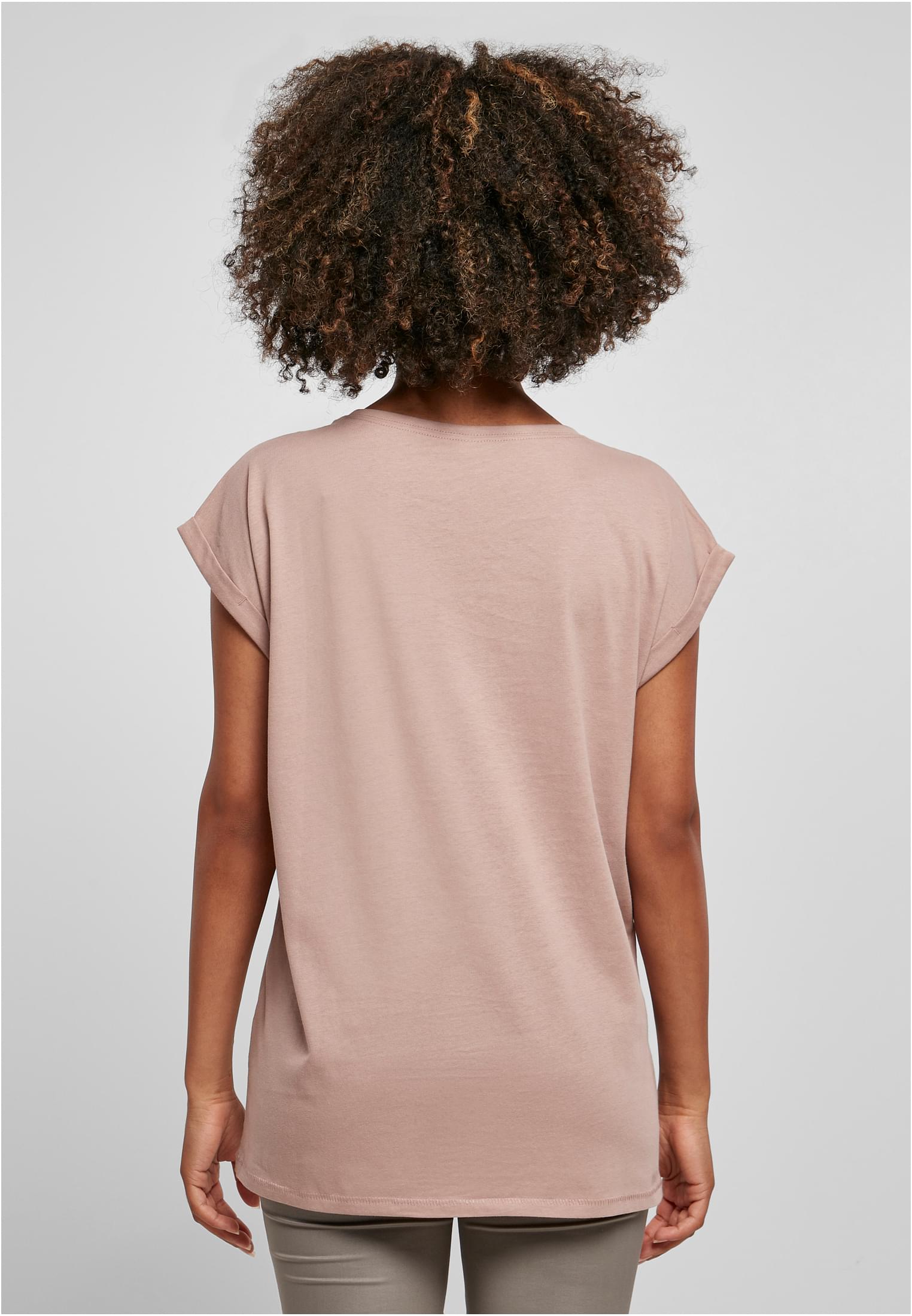 Ladies Extended Shoulder Tee duskrose | duskrose