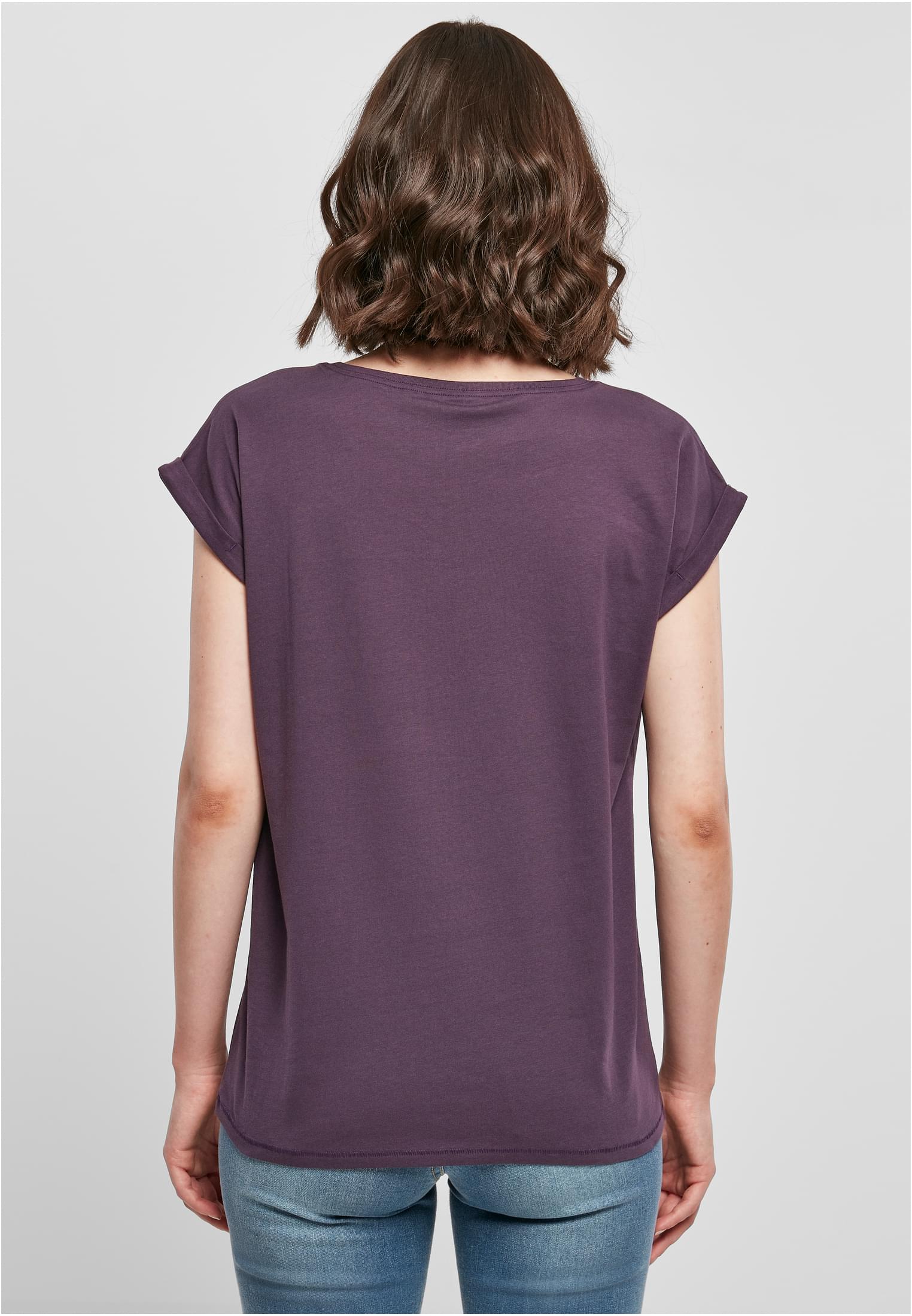 Ladies Extended Shoulder Tee purplenight | purplenight